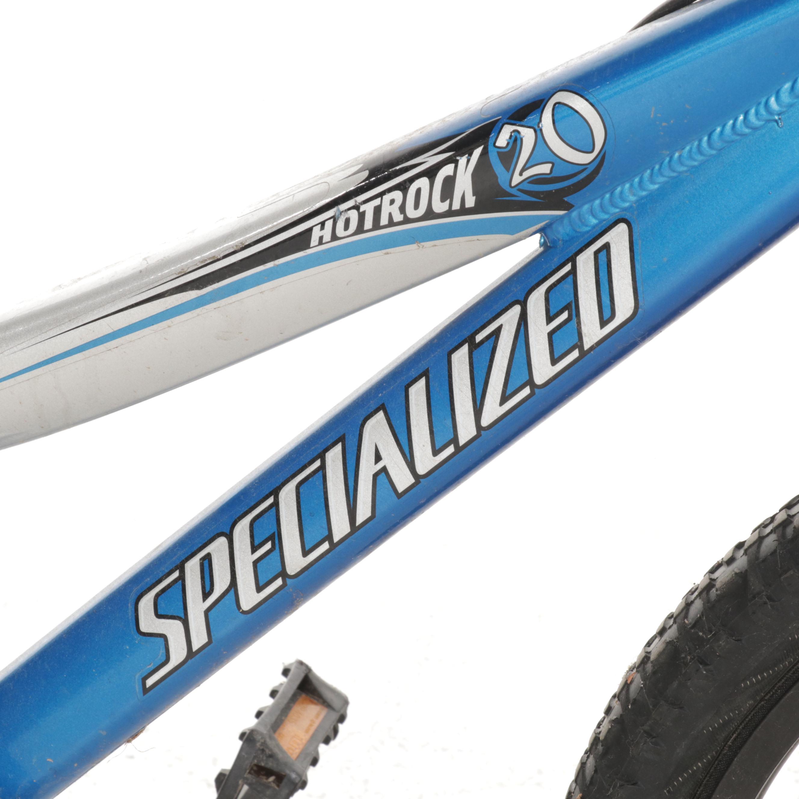 Children's Specialized Hotrock 20" Blue and Grey Bicycle