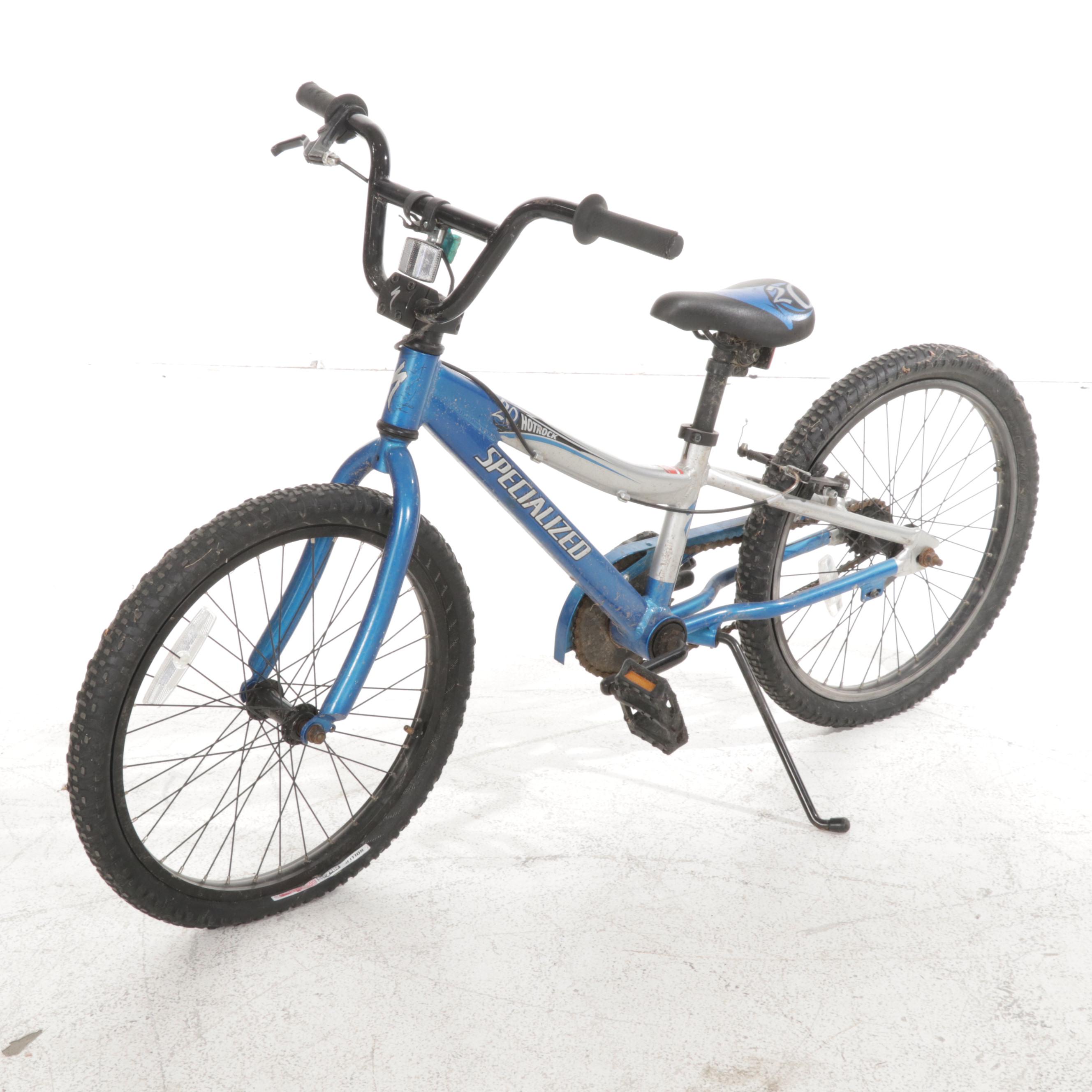 Children's Specialized Hotrock 20" Blue and Grey Bicycle