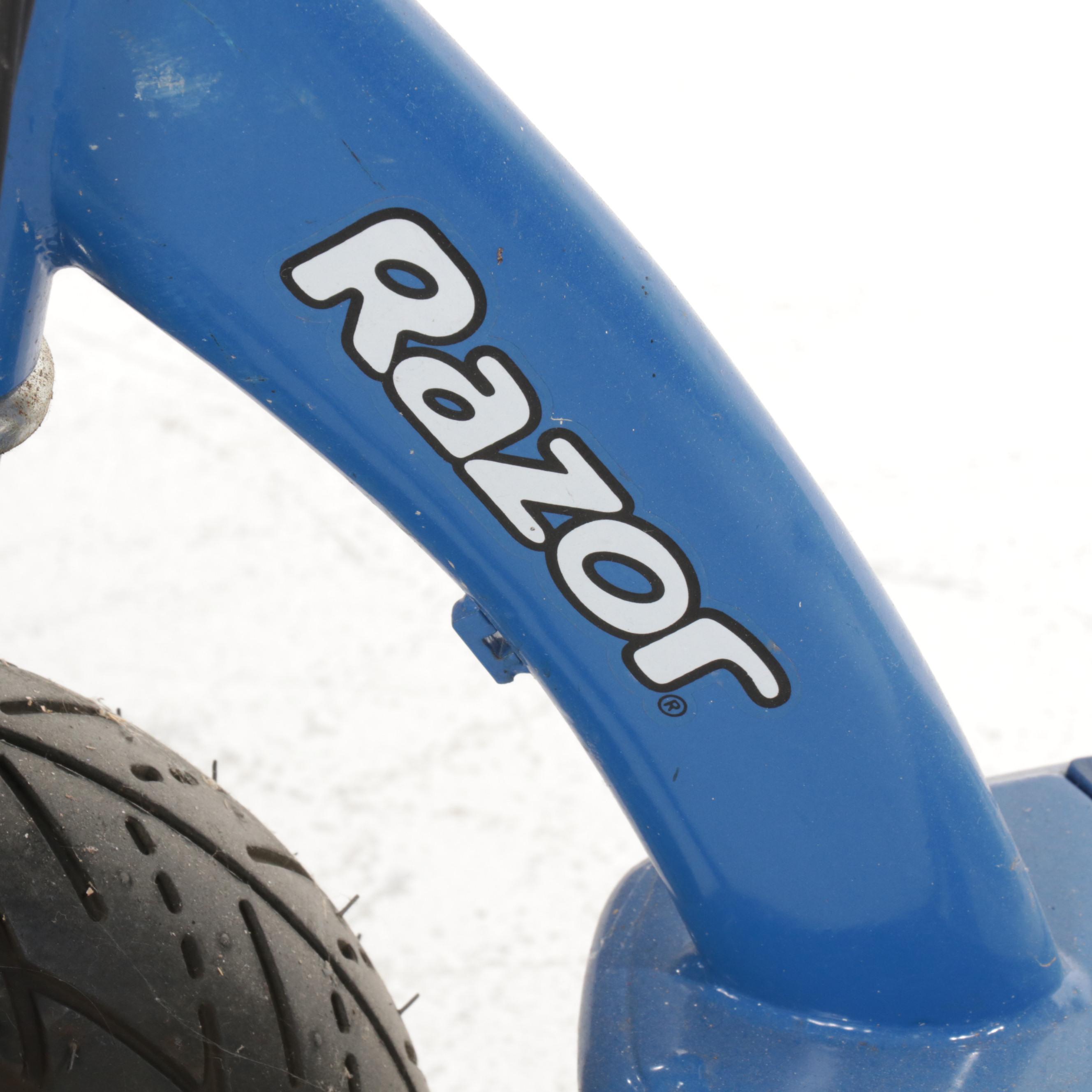 Blue Razor E300 Electric Scooter, 2003