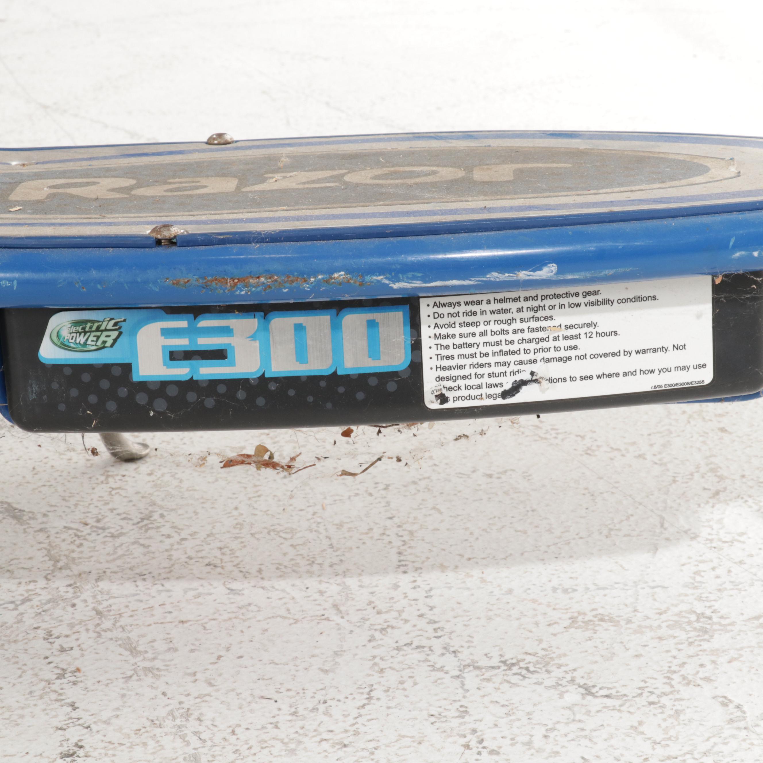 Blue Razor E300 Electric Scooter, 2003