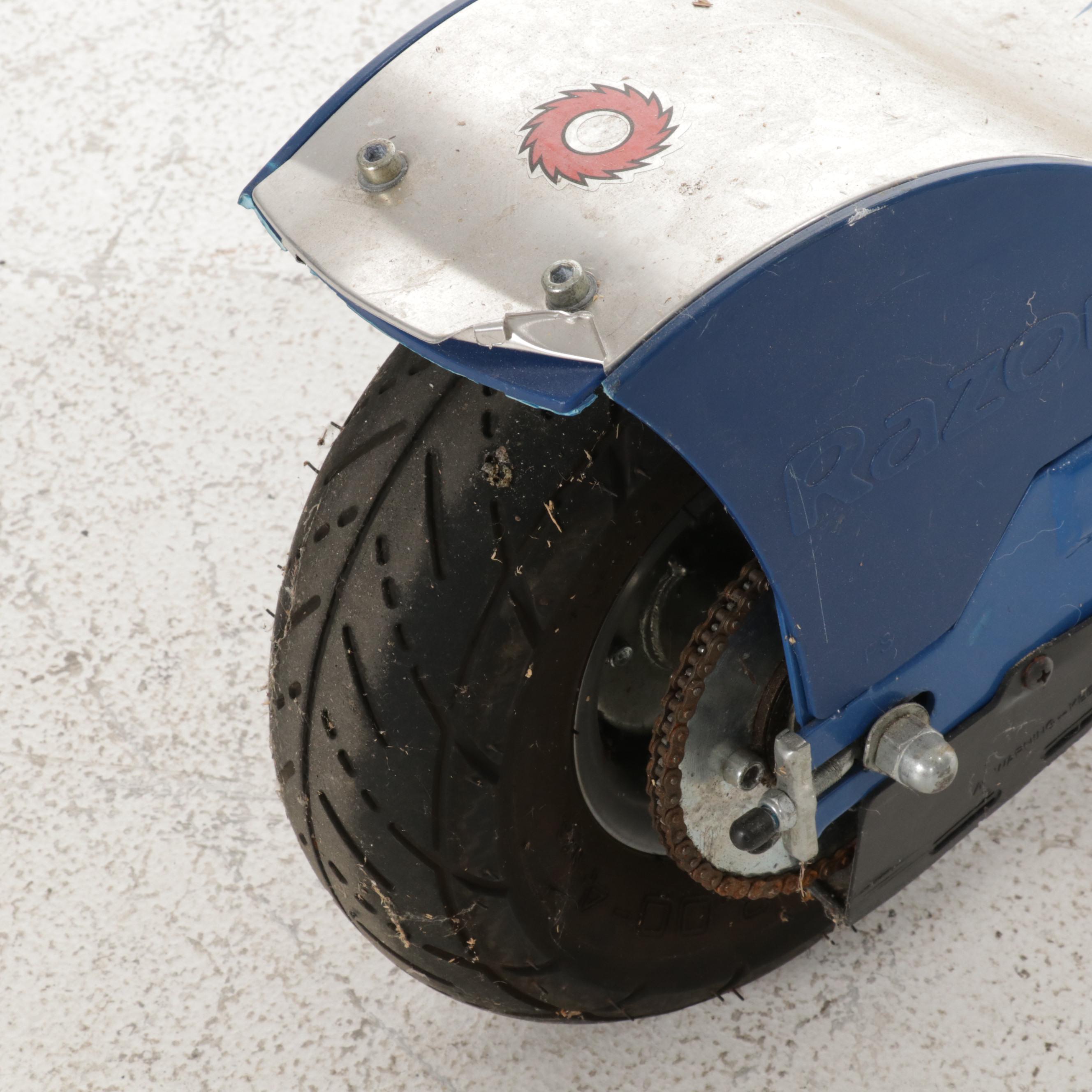 Blue Razor E300 Electric Scooter, 2003