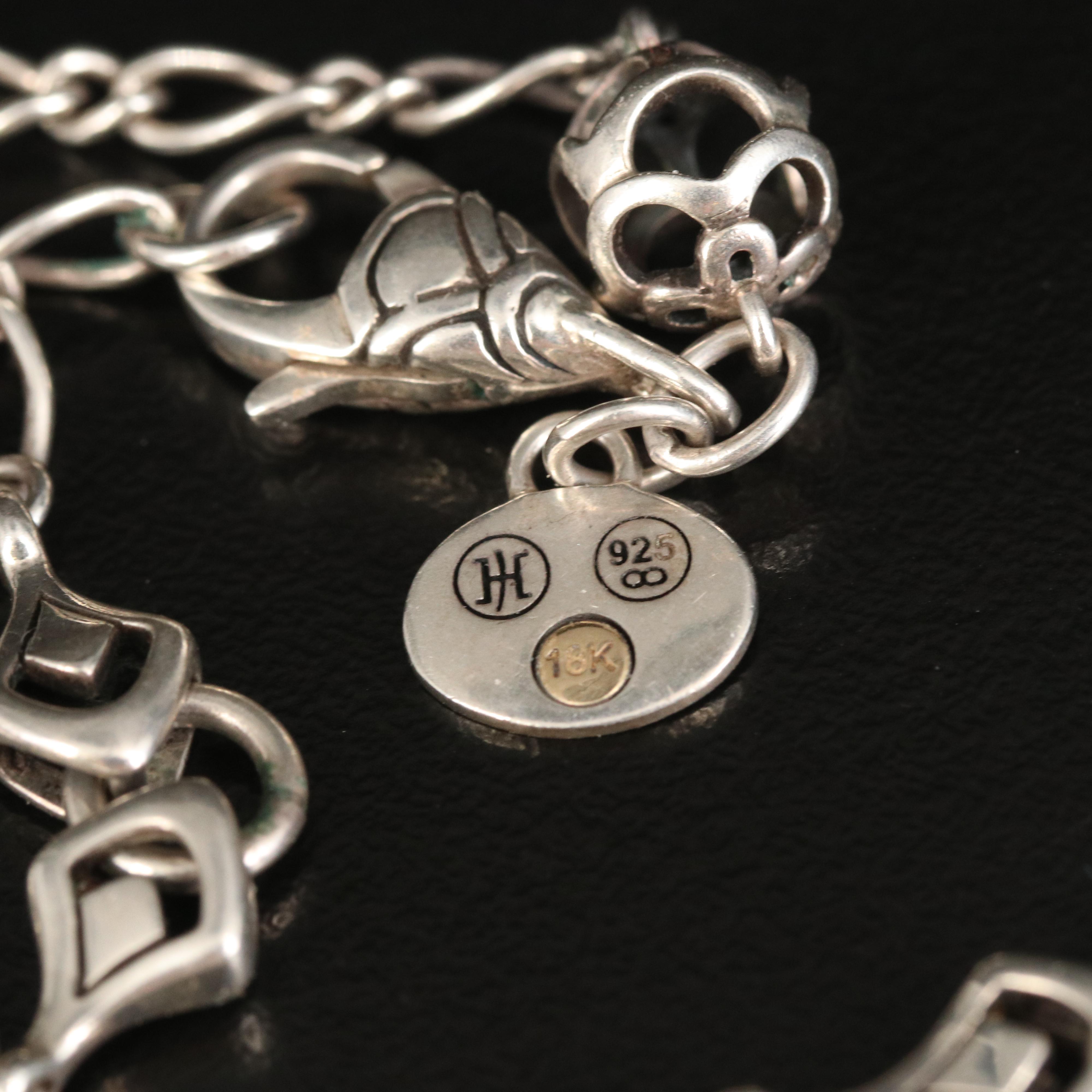 John Hardy "Legends Naga" Black Onyx Station Necklace with 18K Accents