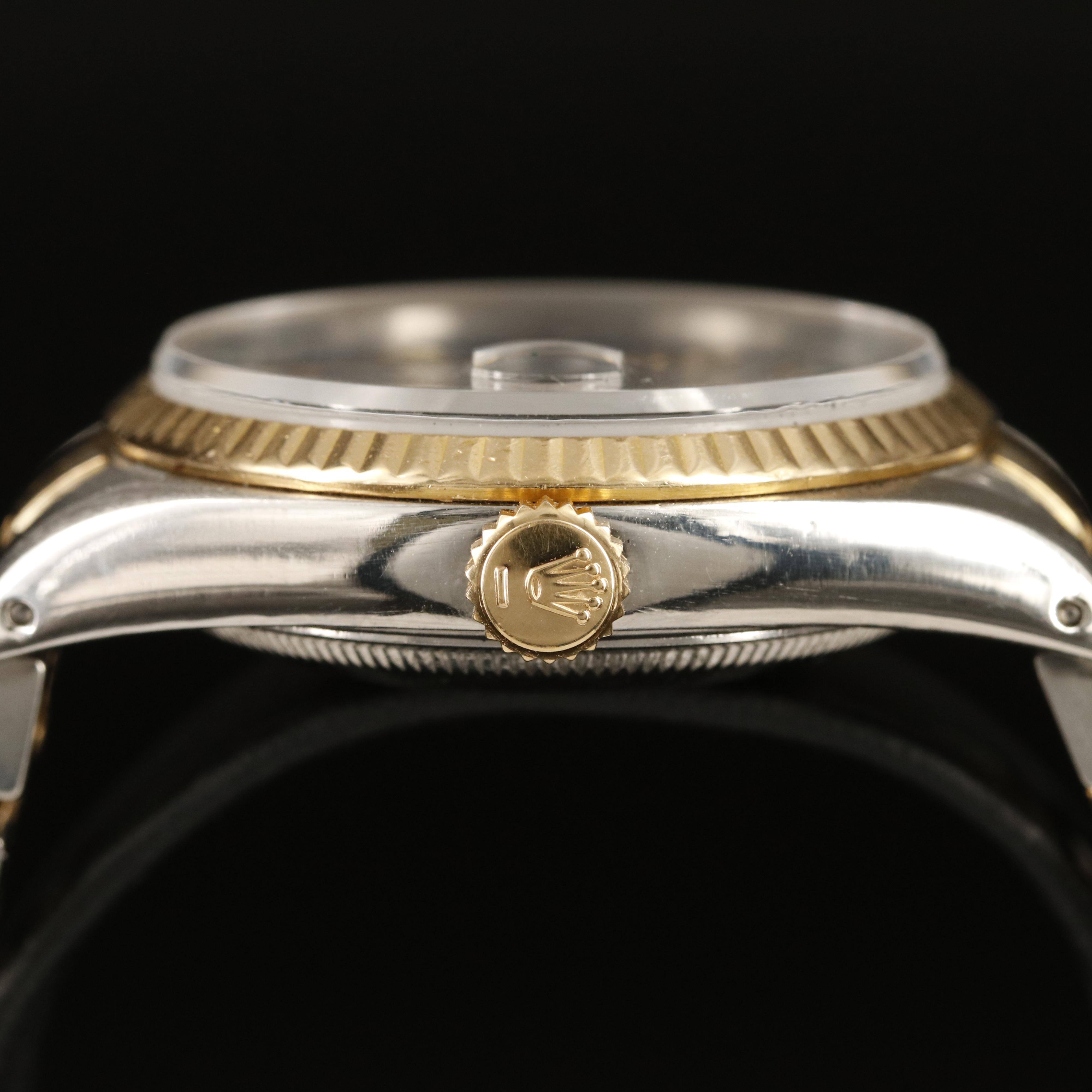 1990 Rolex Datejust 18K and Stainless Steel Watch