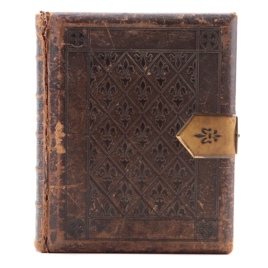Harding's Royal Edition Leather-Bound "The Holy Bible", 1869