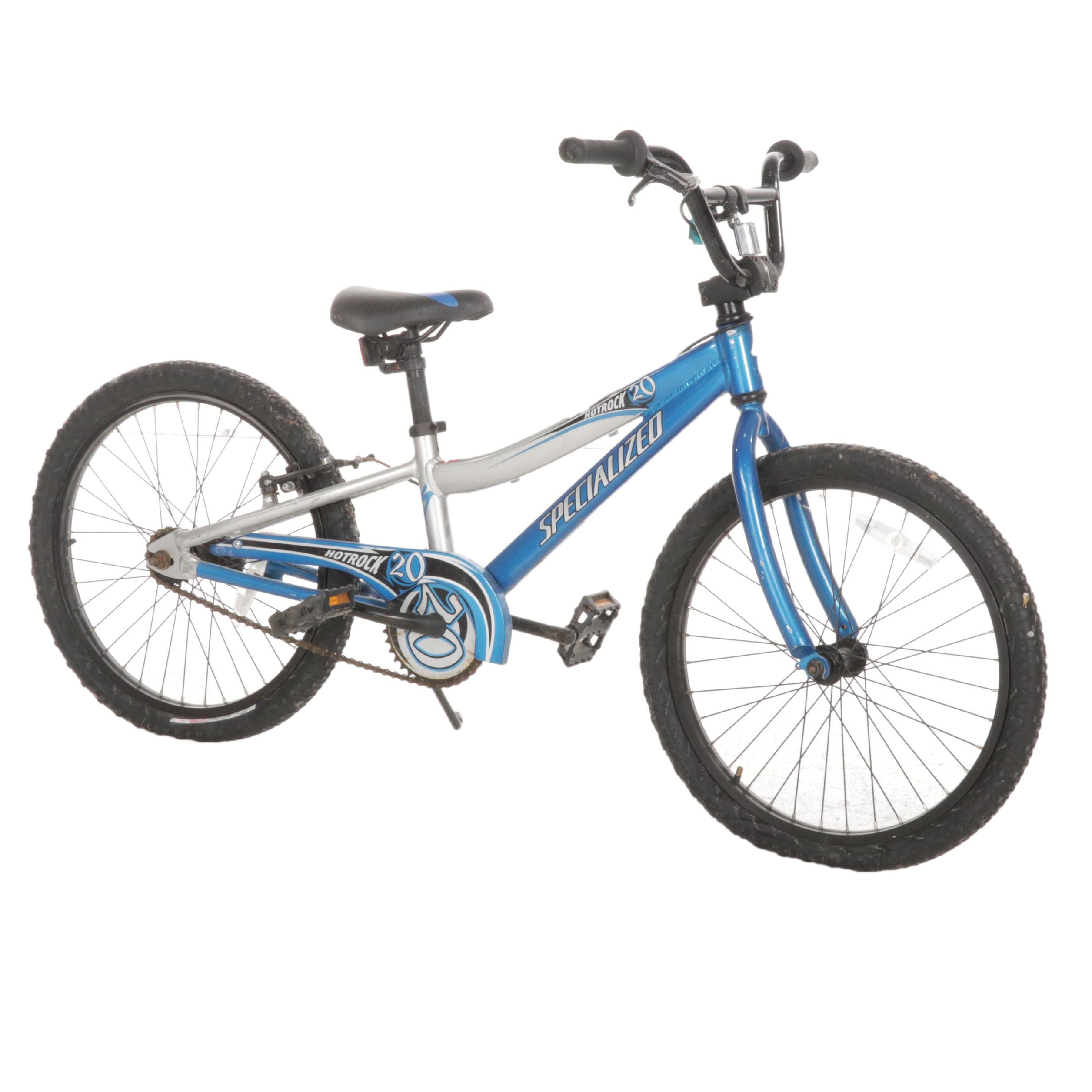 Children's Specialized Hotrock 20" Blue and Grey Bicycle
