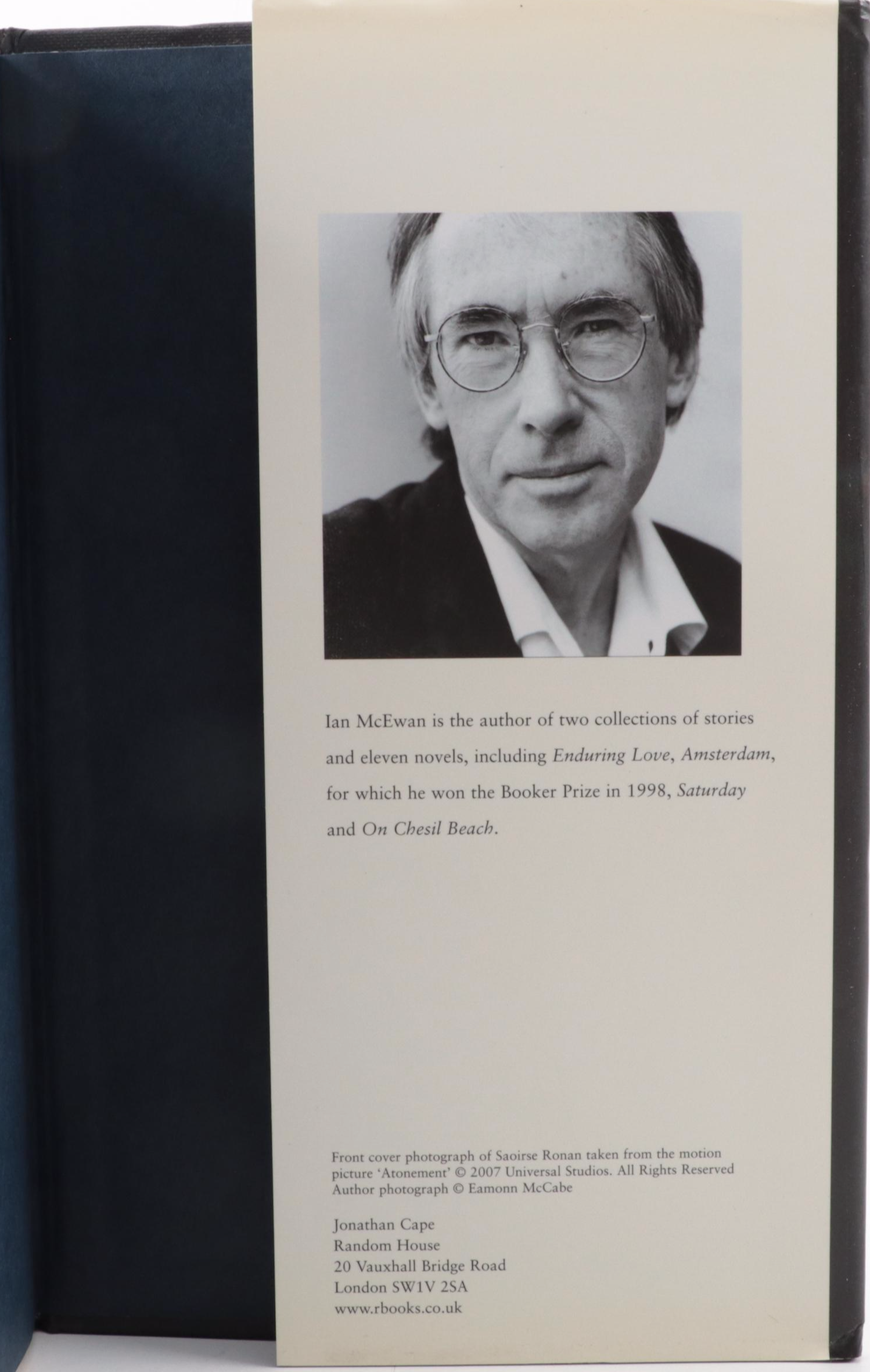 Signed Movie Tie-In Edition "Atonement" by Ian McEwan, 2007