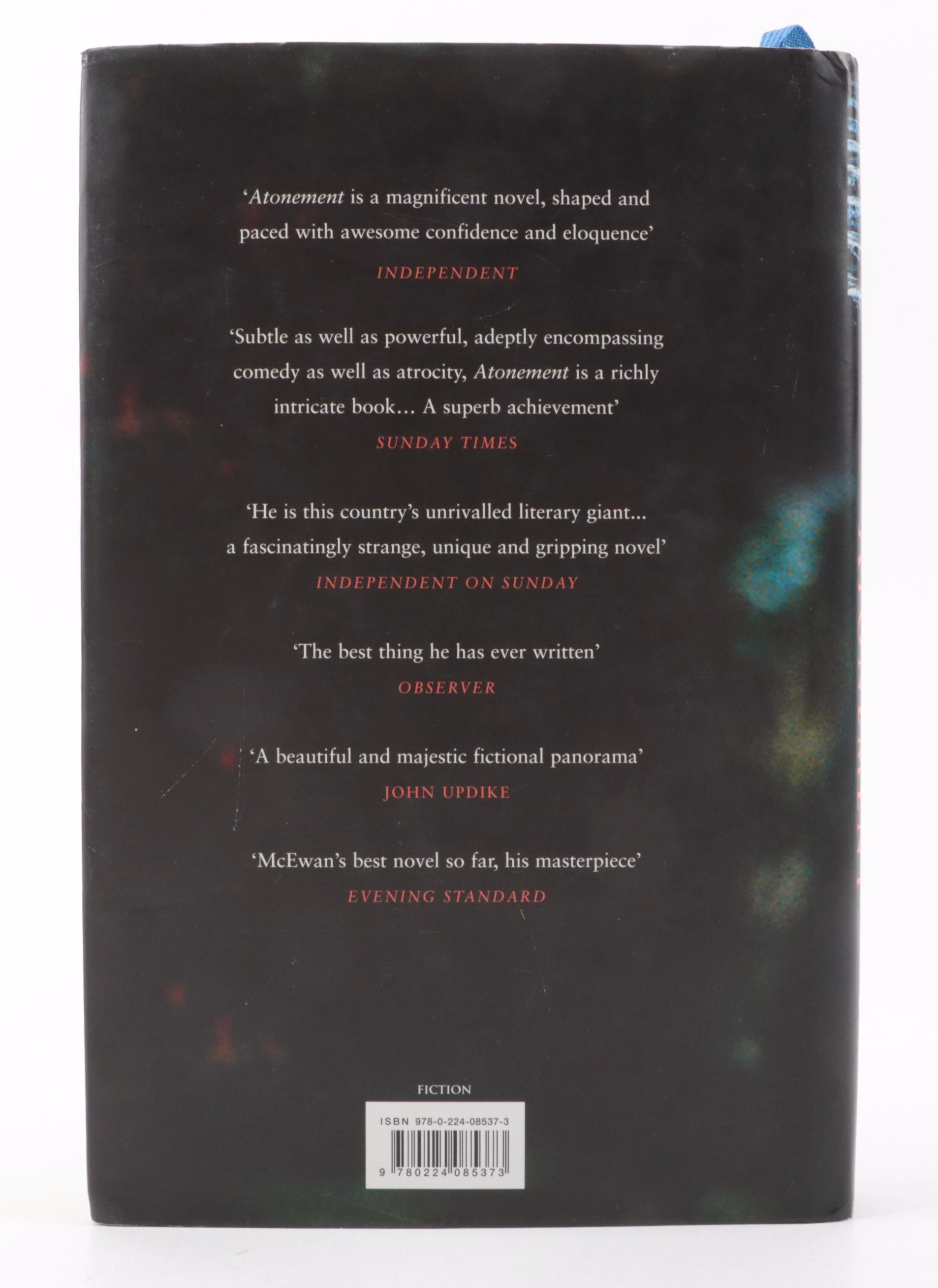 Signed Movie Tie-In Edition "Atonement" by Ian McEwan, 2007