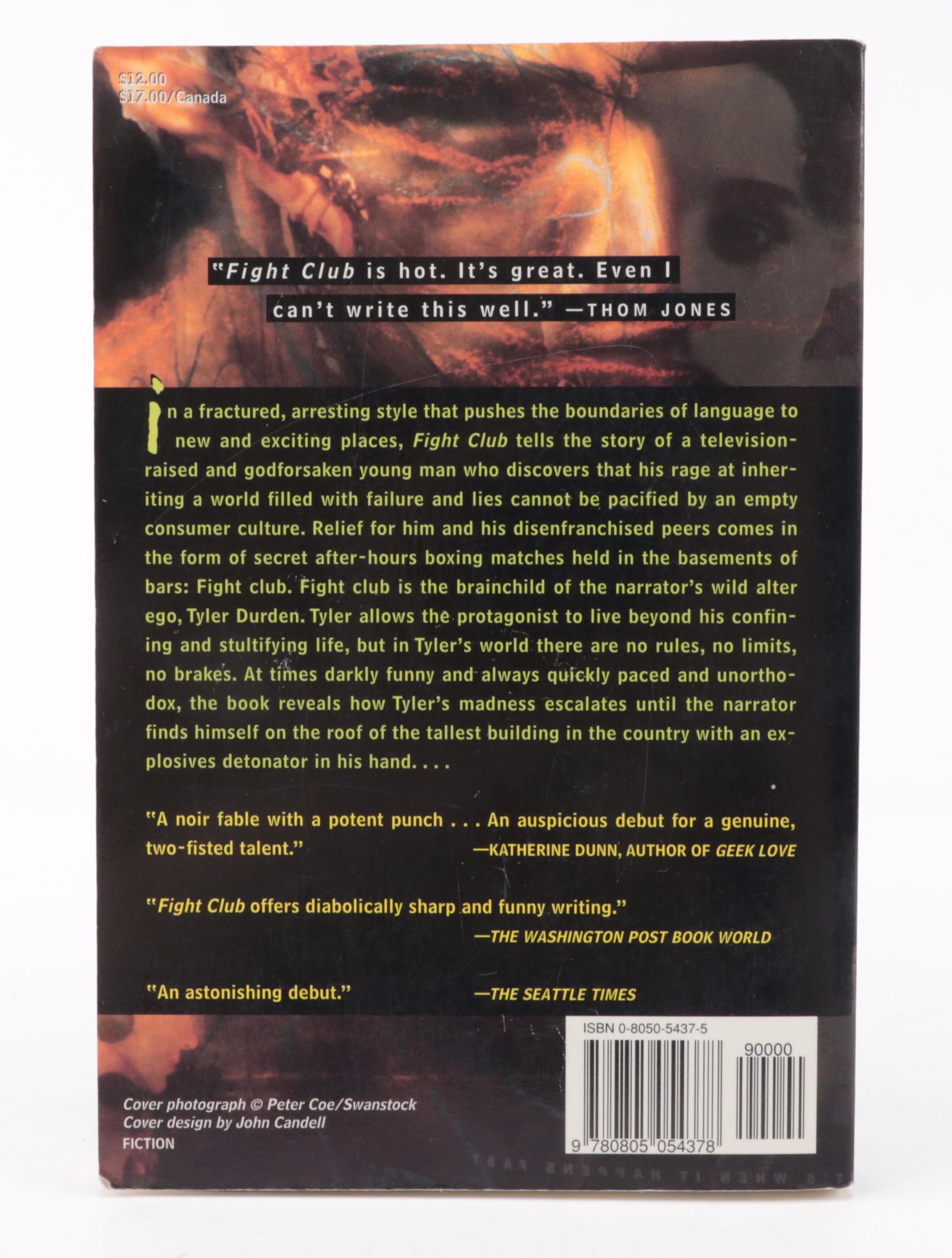 Signed "Fight Club" and "Pygmy" by Chuck Palahniuk