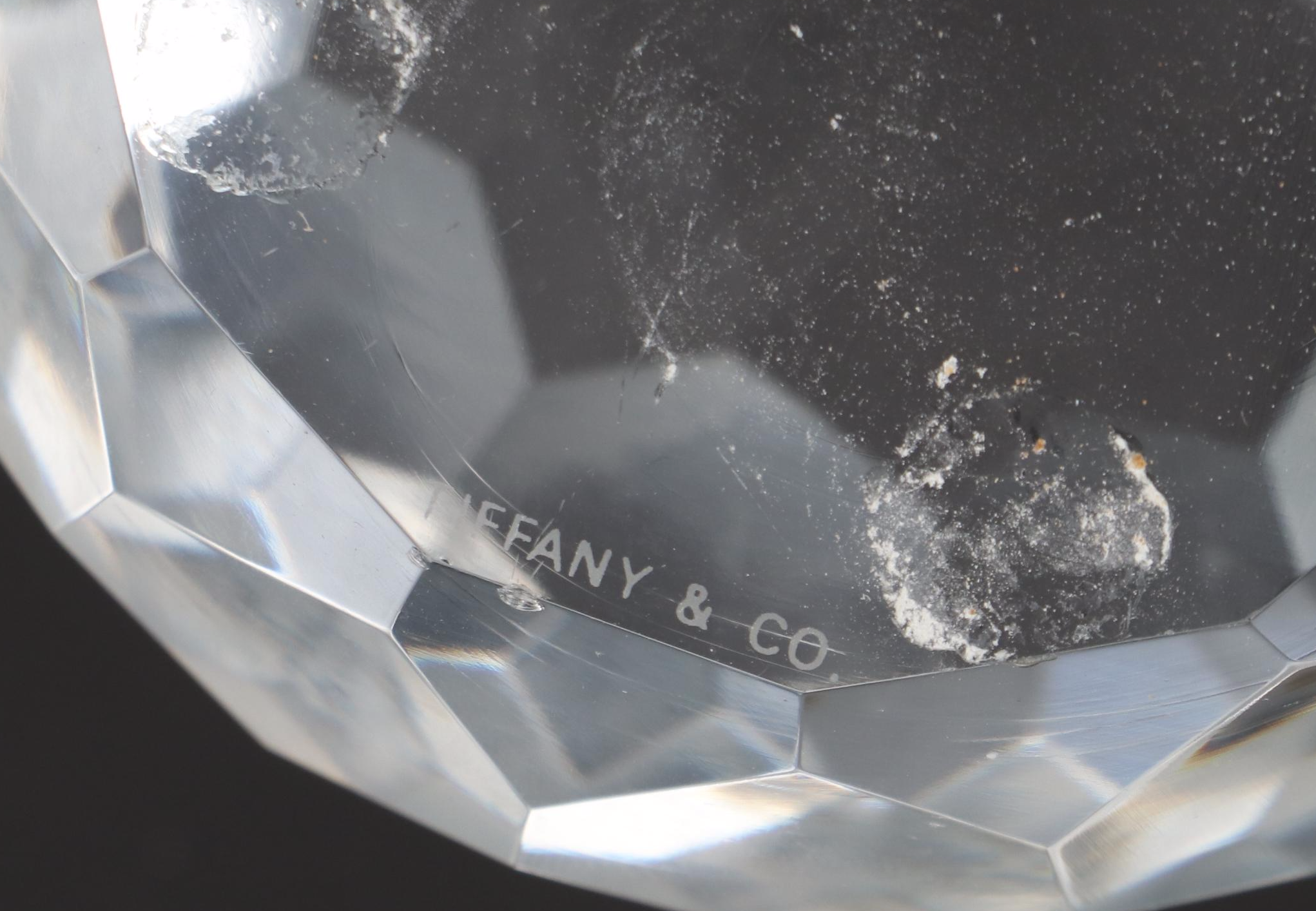 Tiffany & Co. Crystal Prism Paperweight