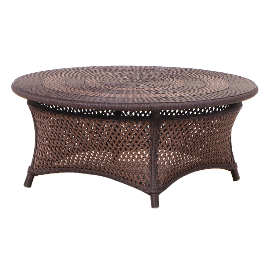 Lloyd Loom Resin Wicker Coffee Table