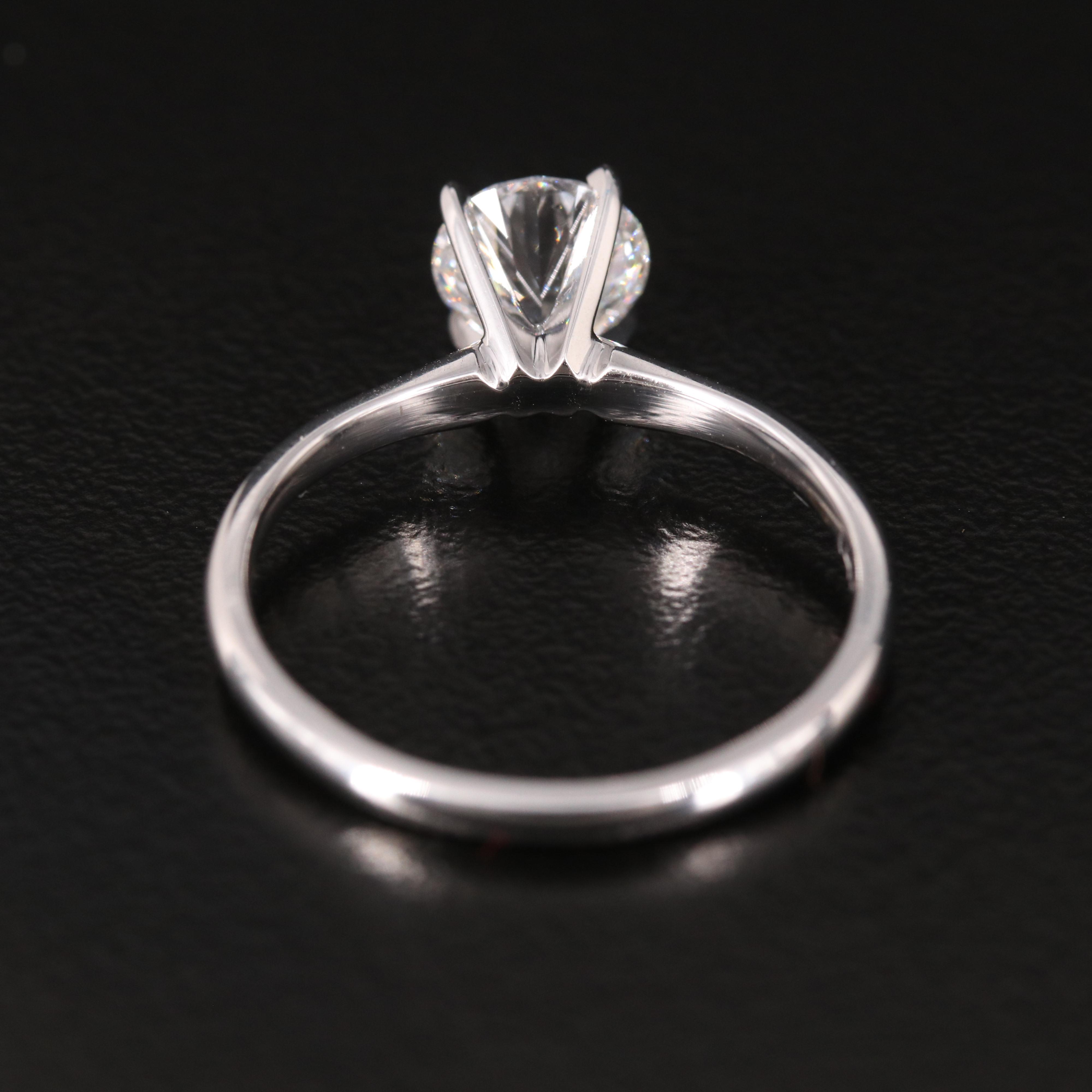 14K 1.06 CT Lab Grown Diamond Solitaire Ring