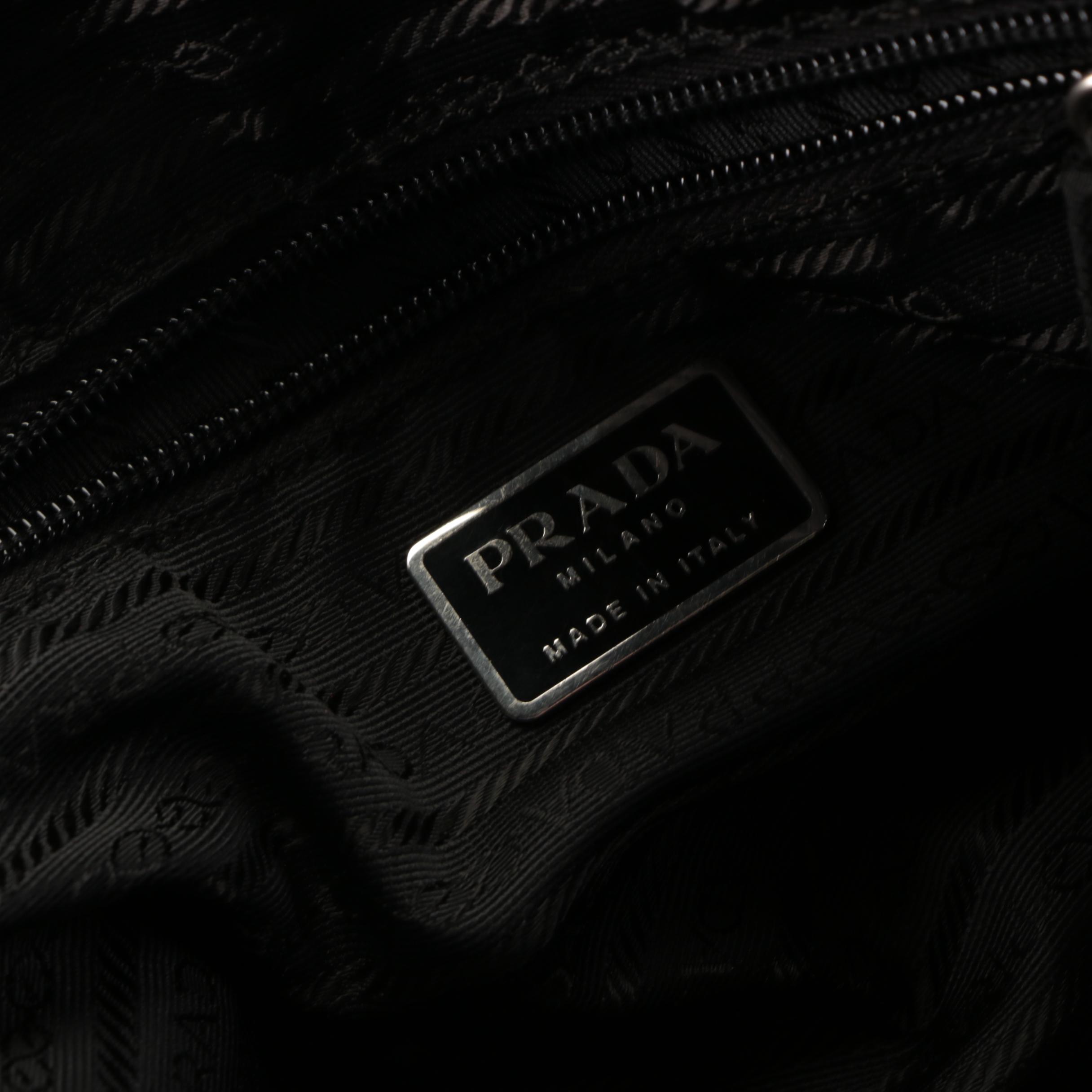 Prada Black Nylon Handbag