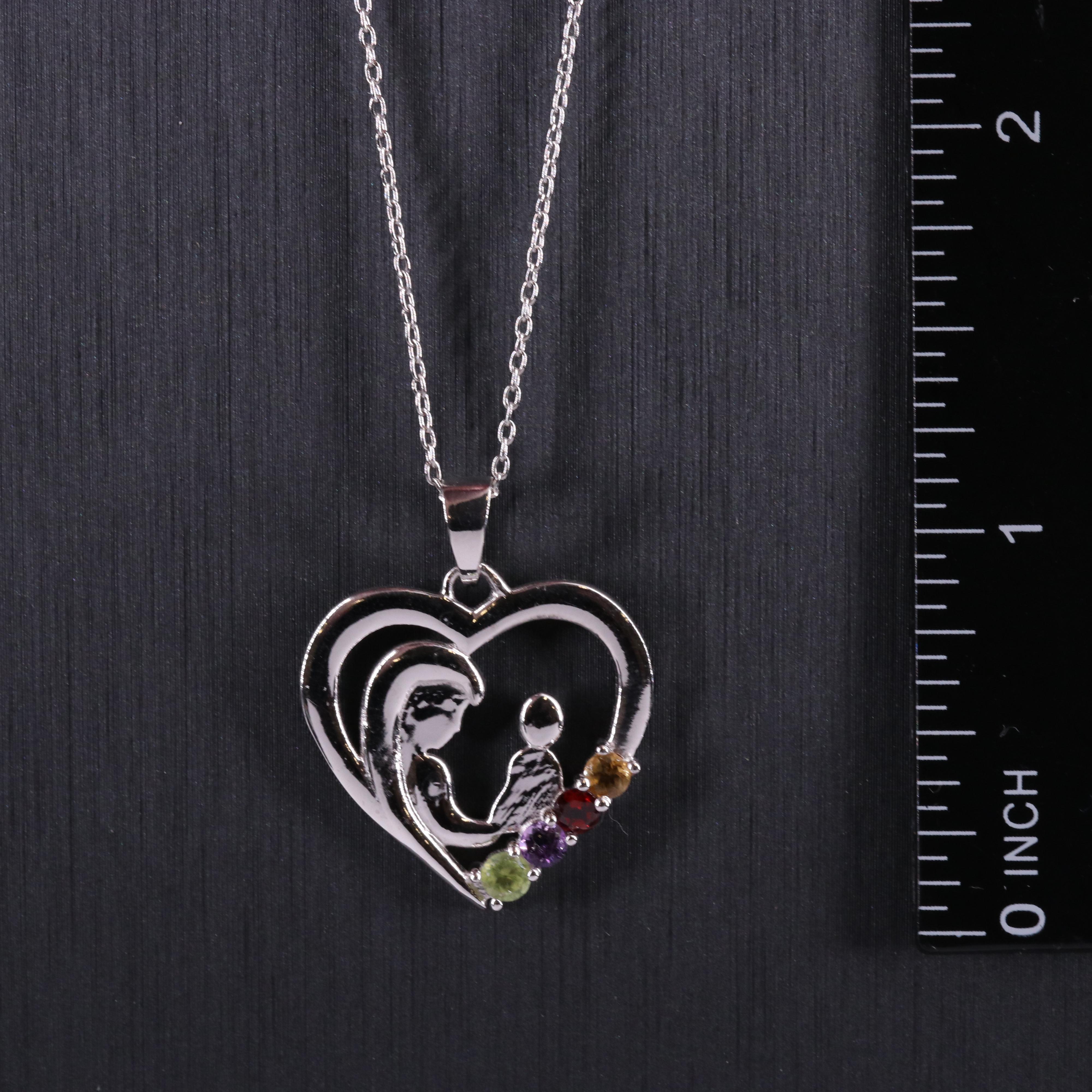 Sterling Silver Gemstone Necklace Collection