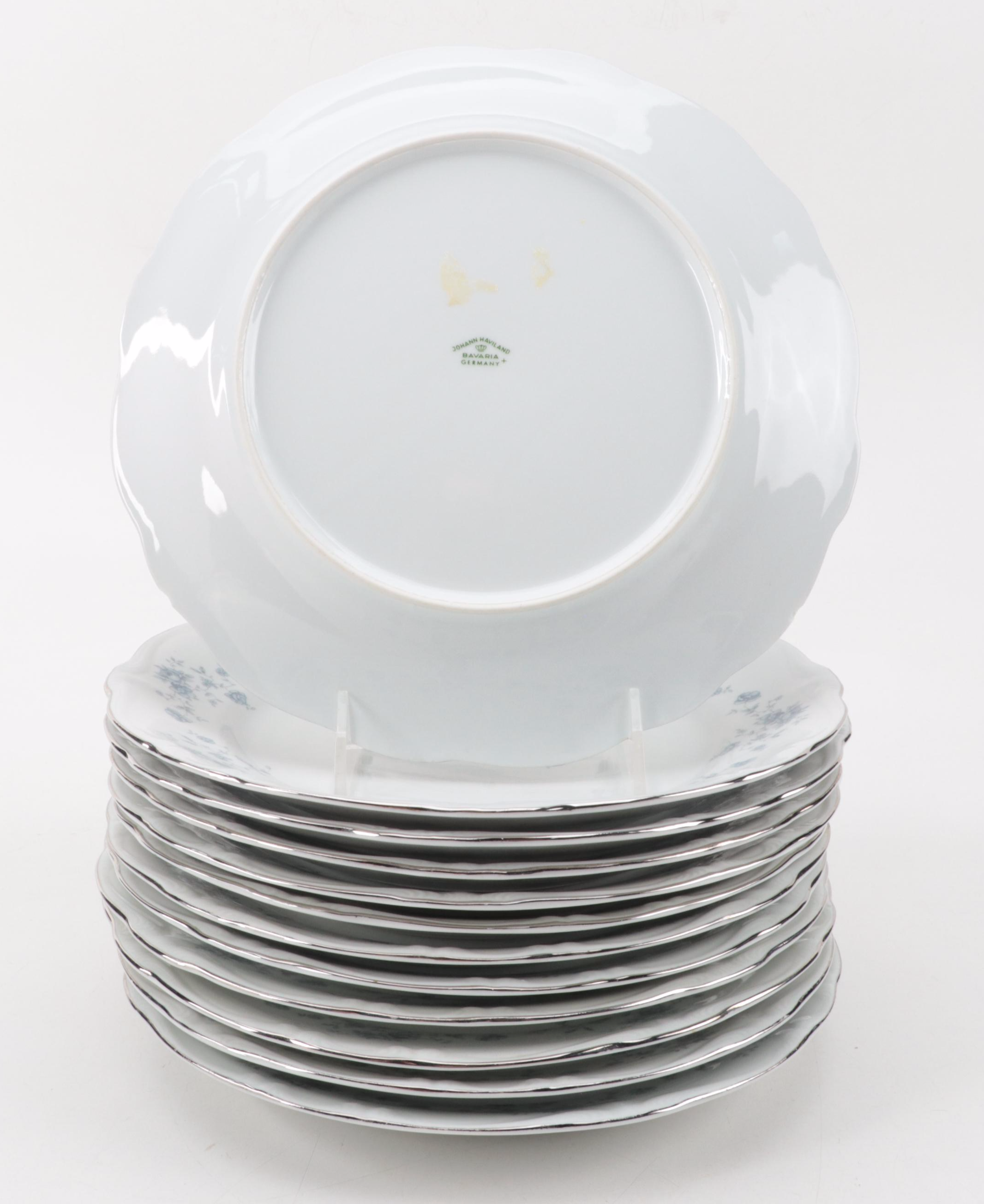 Johann Haviland "Blue Garland" Porcelain Dinnerware, 1953–1990