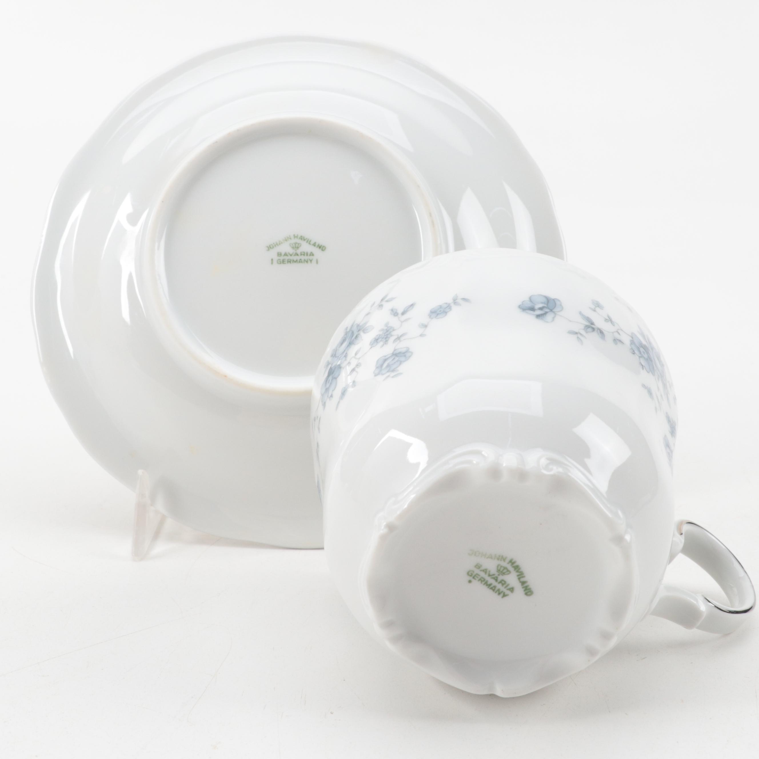 Johann Haviland "Blue Garland" Porcelain Dinnerware, 1953–1990