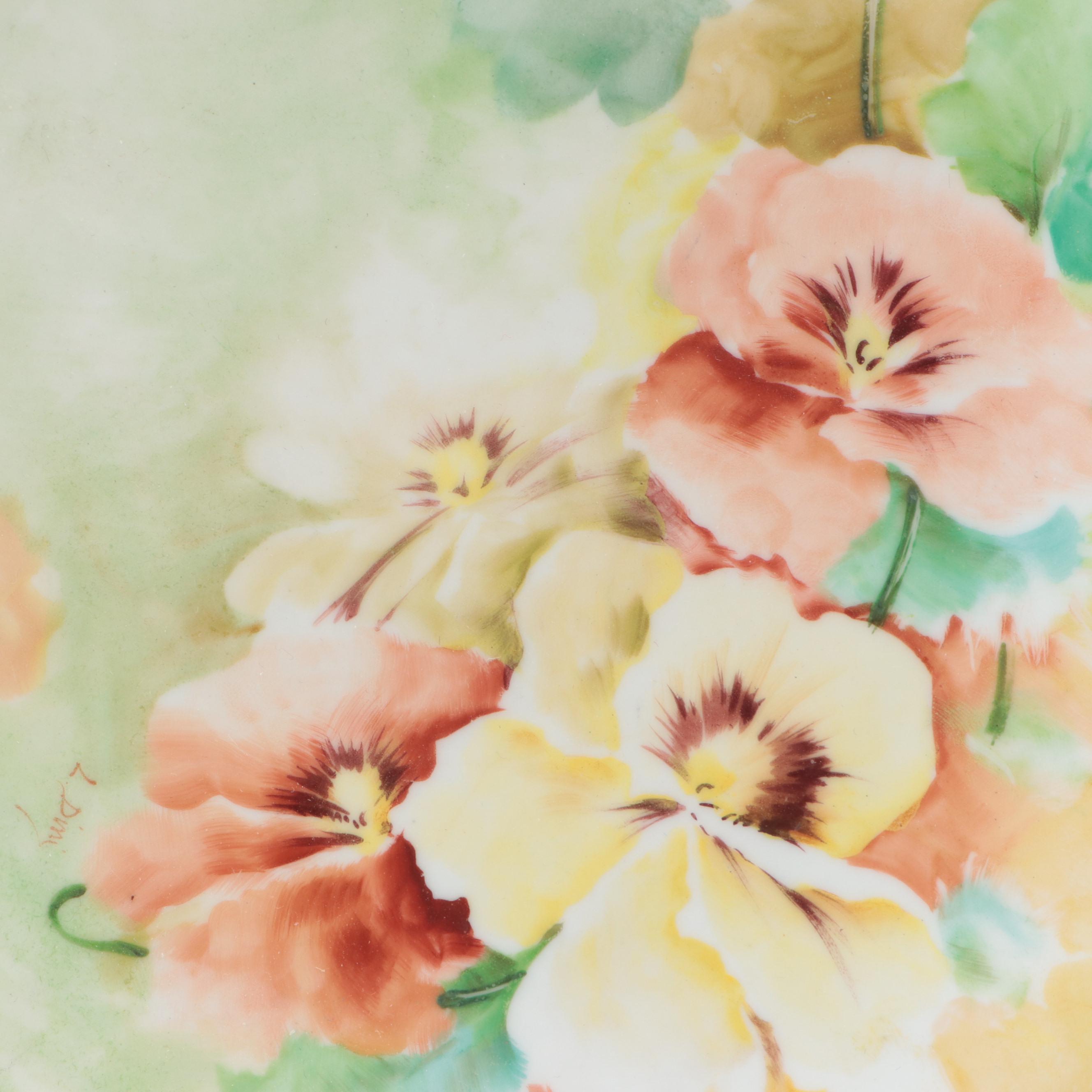 Haviland Limoges Pitcher and Tray with Other Porcelain Tableware