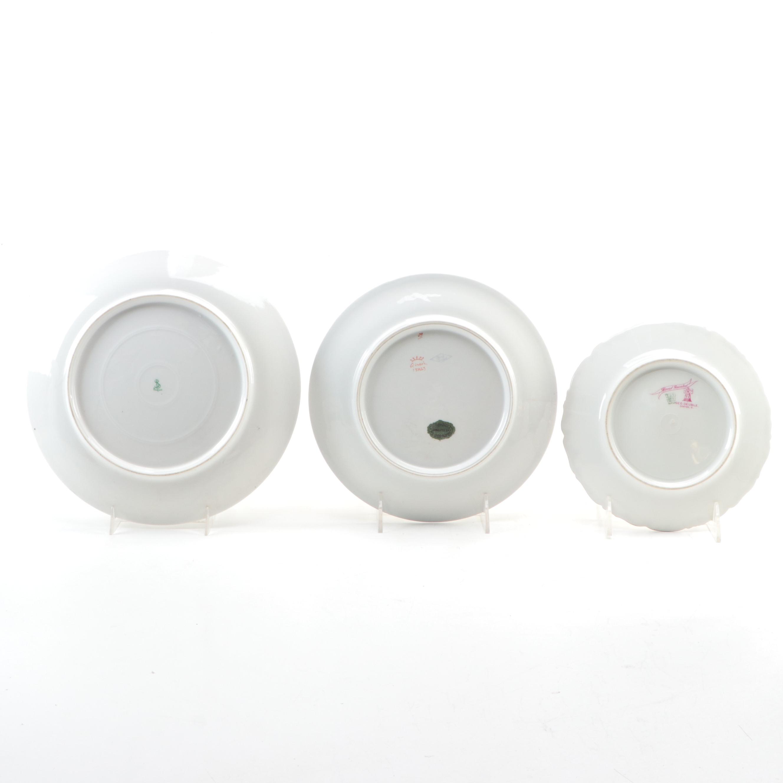 Haviland Limoges Pitcher and Tray with Other Porcelain Tableware