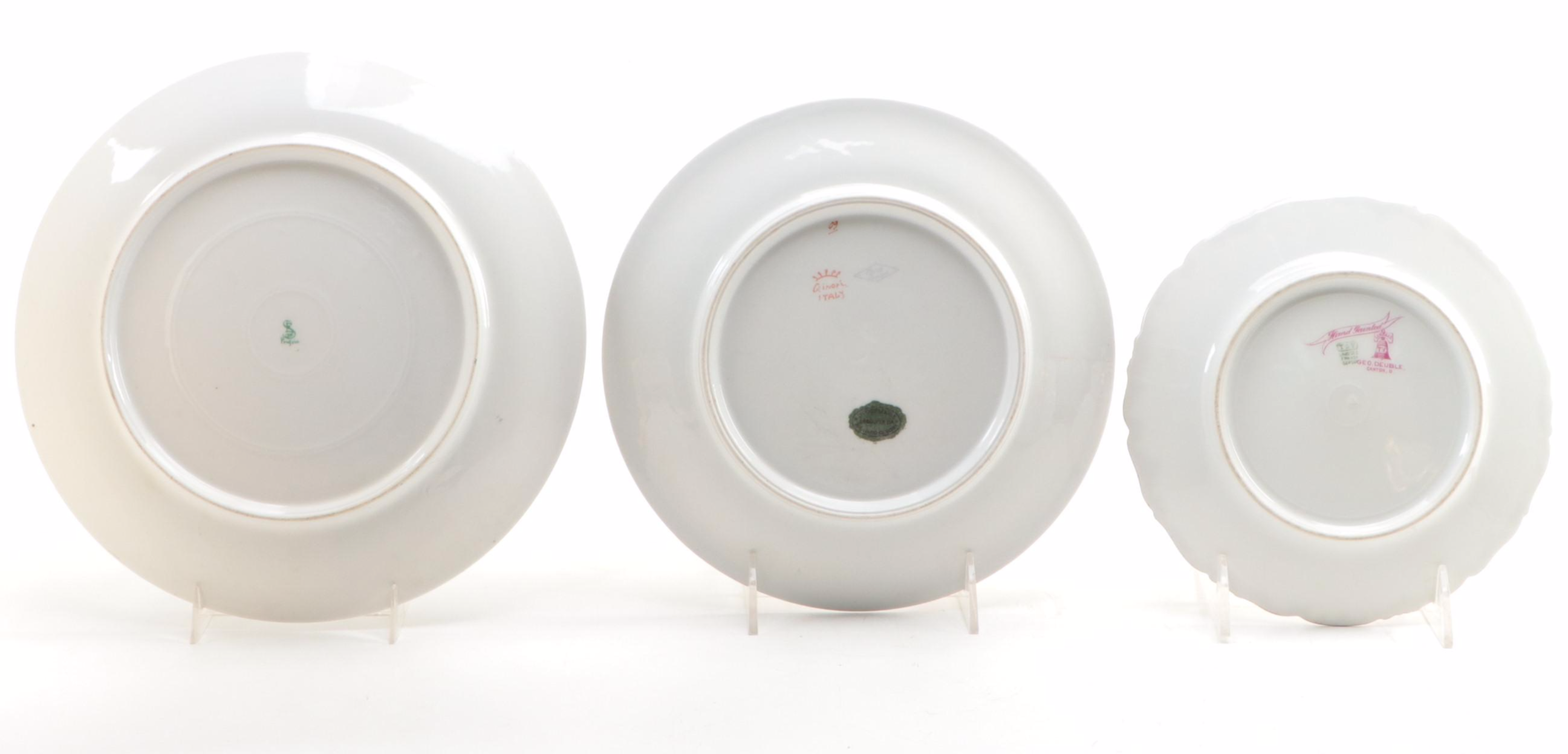 Haviland Limoges Pitcher and Tray with Other Porcelain Tableware