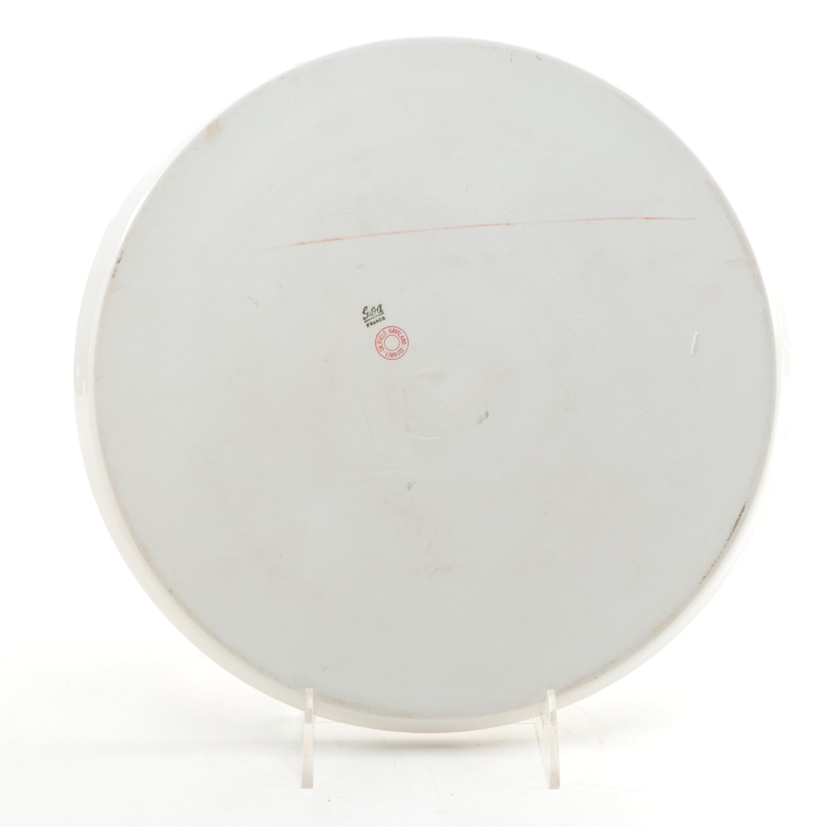 Haviland Limoges Pitcher and Tray with Other Porcelain Tableware