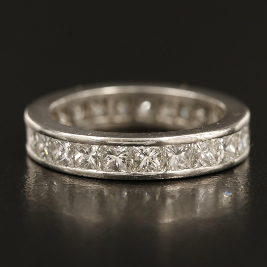 Platinum 2.66 CTW Diamond Eternity Band