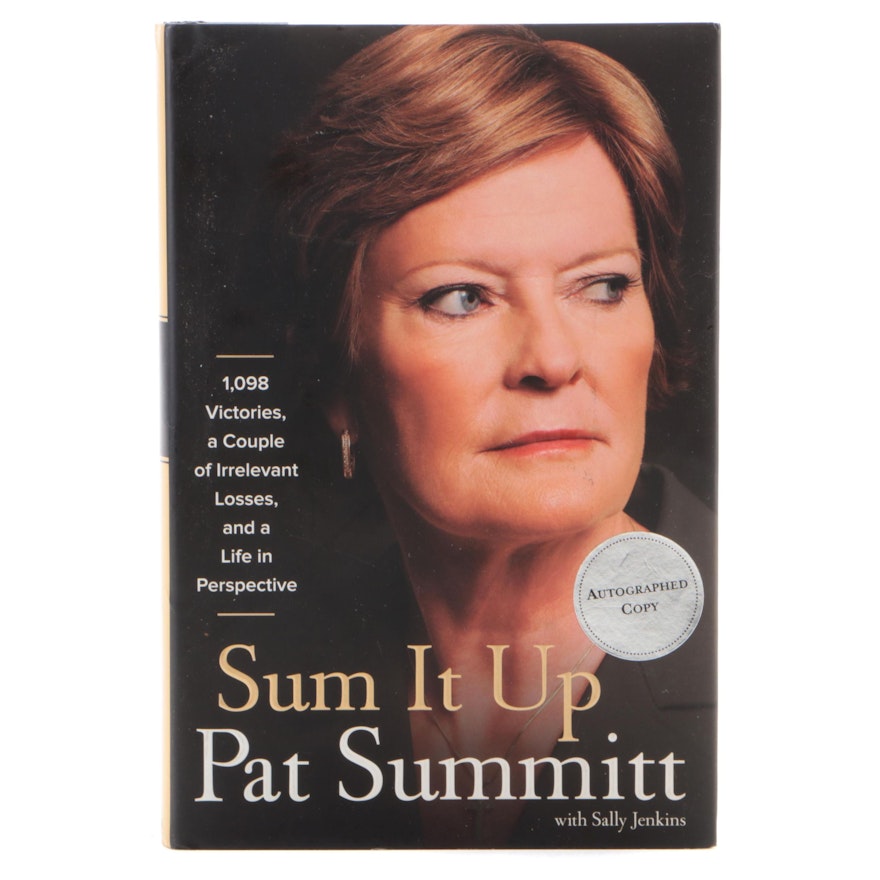 Signed First Edition "Sum It Up" by Pat Summitt, 2013