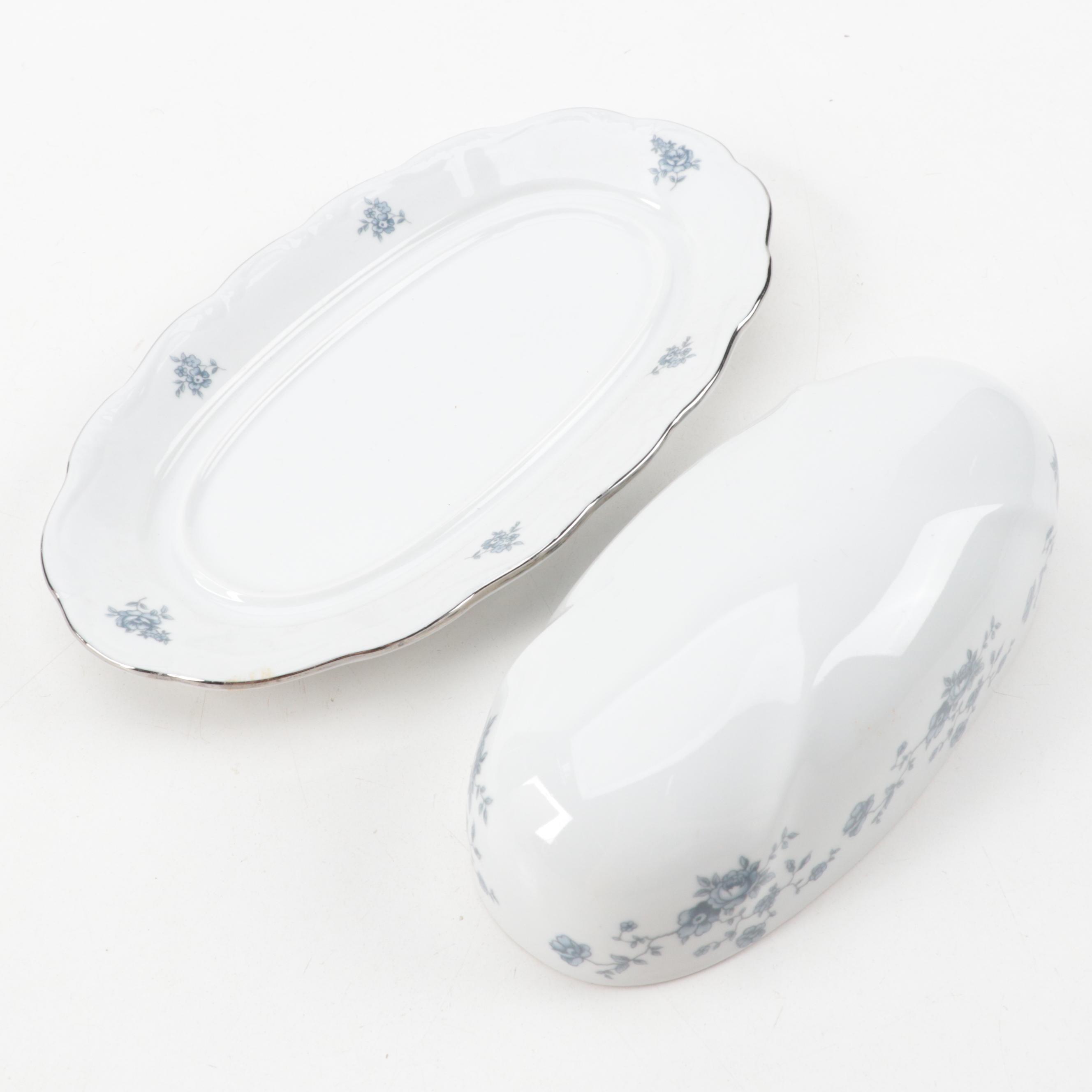 Johann Haviland "Blue Garland" Porcelain Dinnerware, 1953–1990
