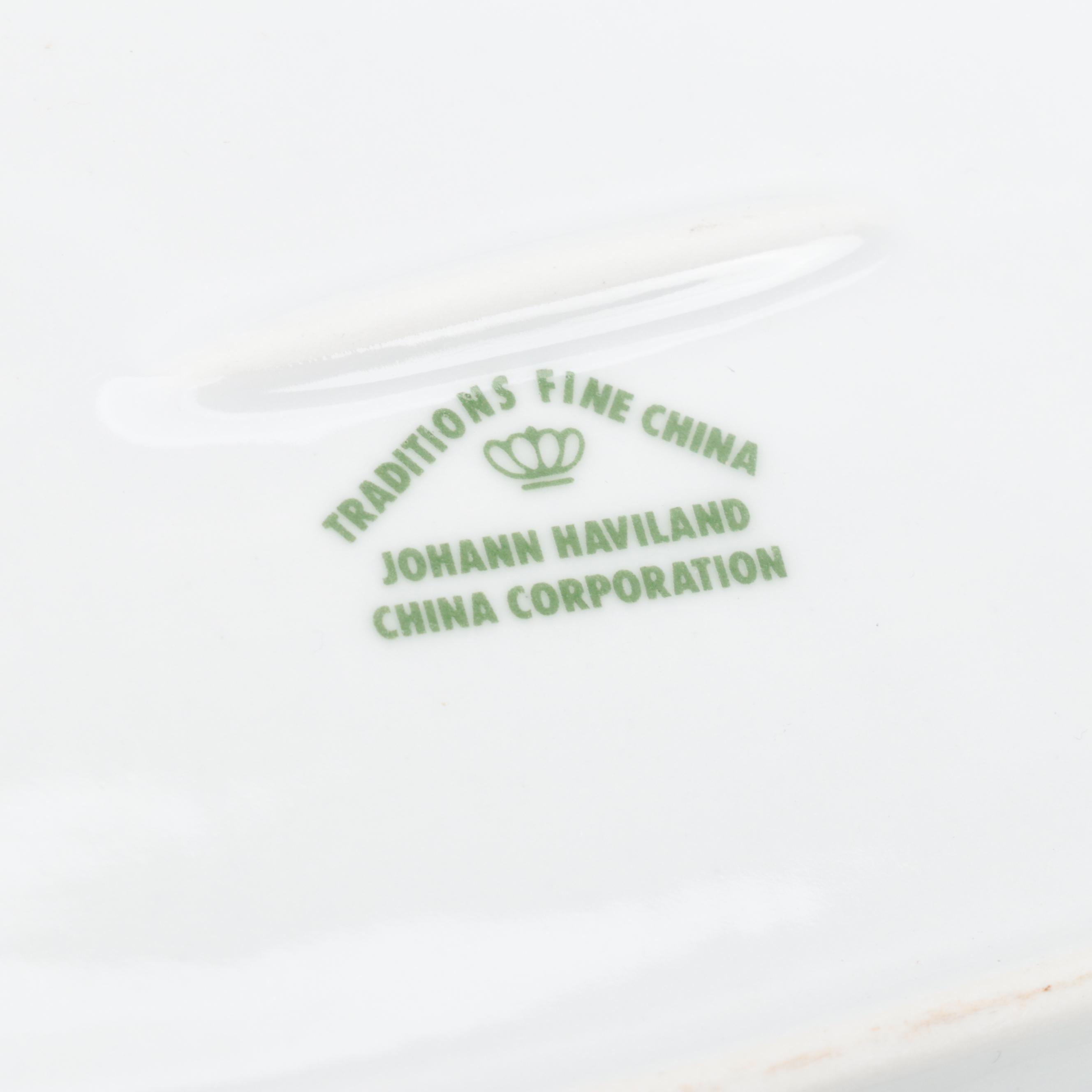 Johann Haviland "Blue Garland" Porcelain Dinnerware, 1953–1990