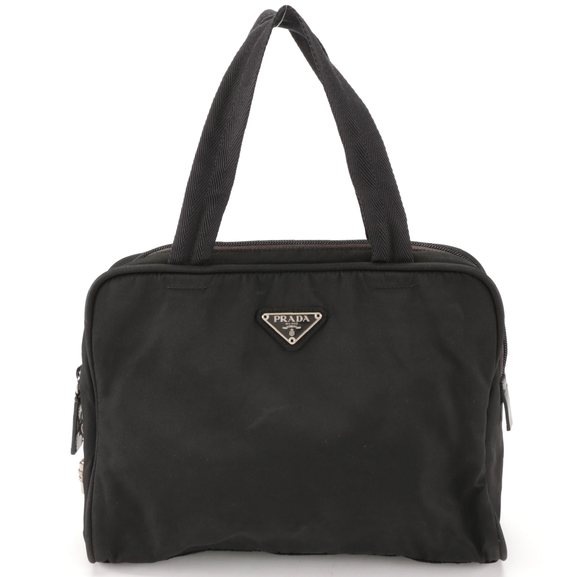 Prada Black Nylon Handbag