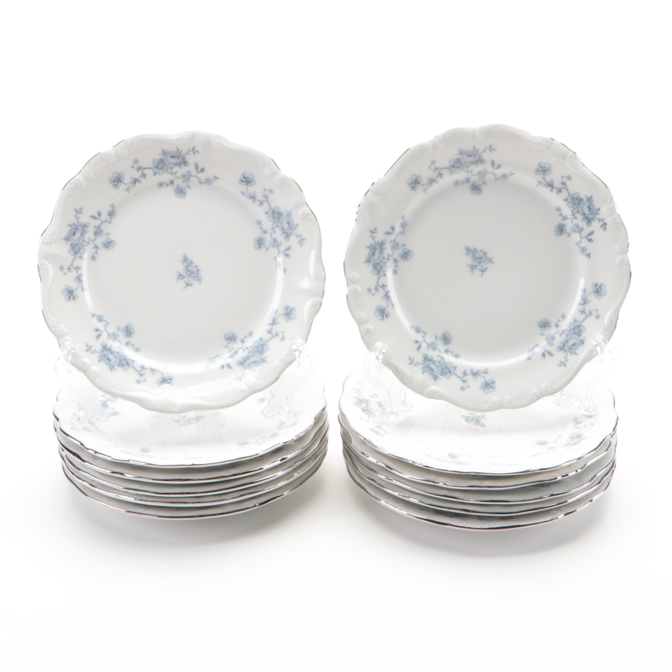 Johann Haviland "Blue Garland" Porcelain Coffee and Dessert Set, 1953–1990