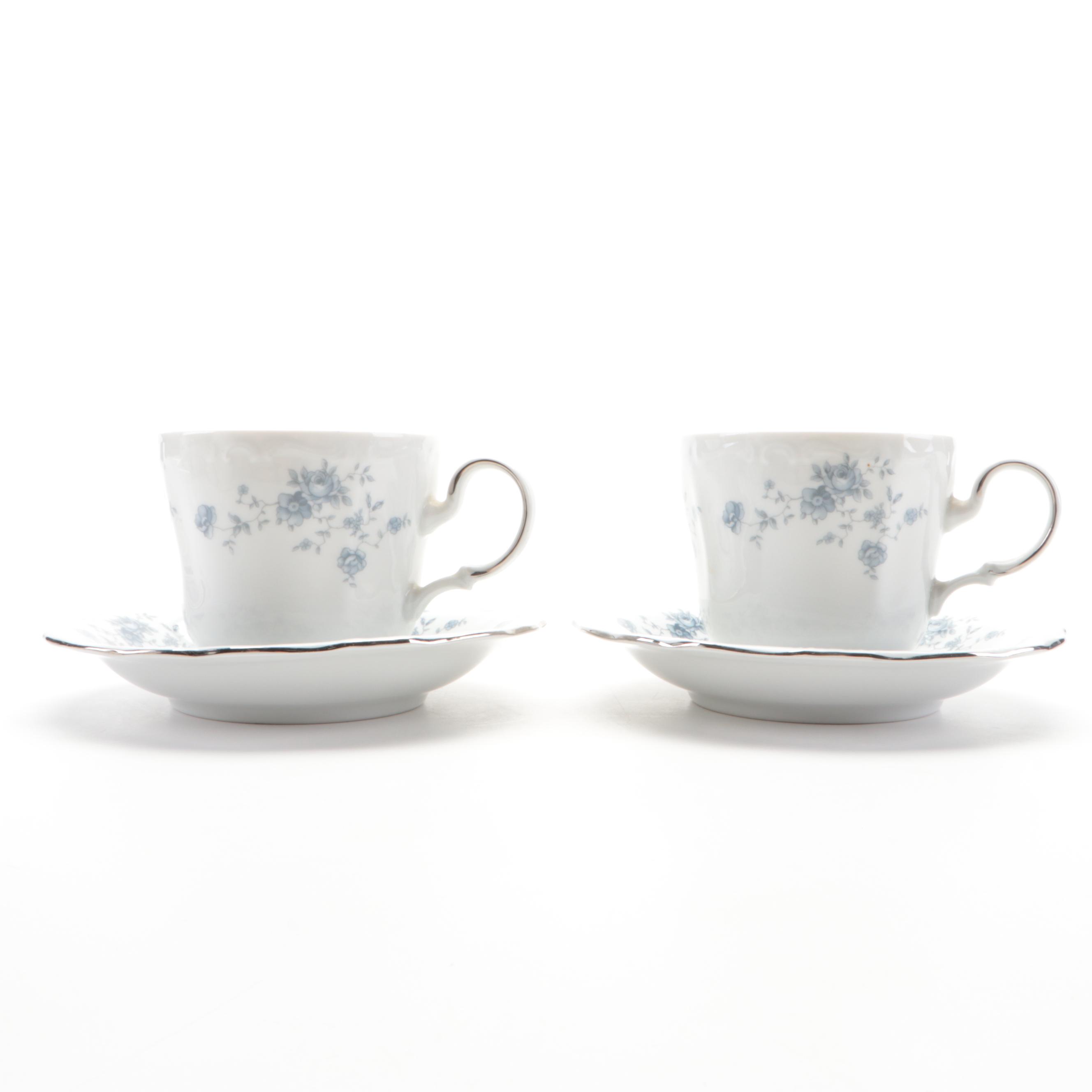 Johann Haviland "Blue Garland" Porcelain Coffee and Dessert Set, 1953–1990