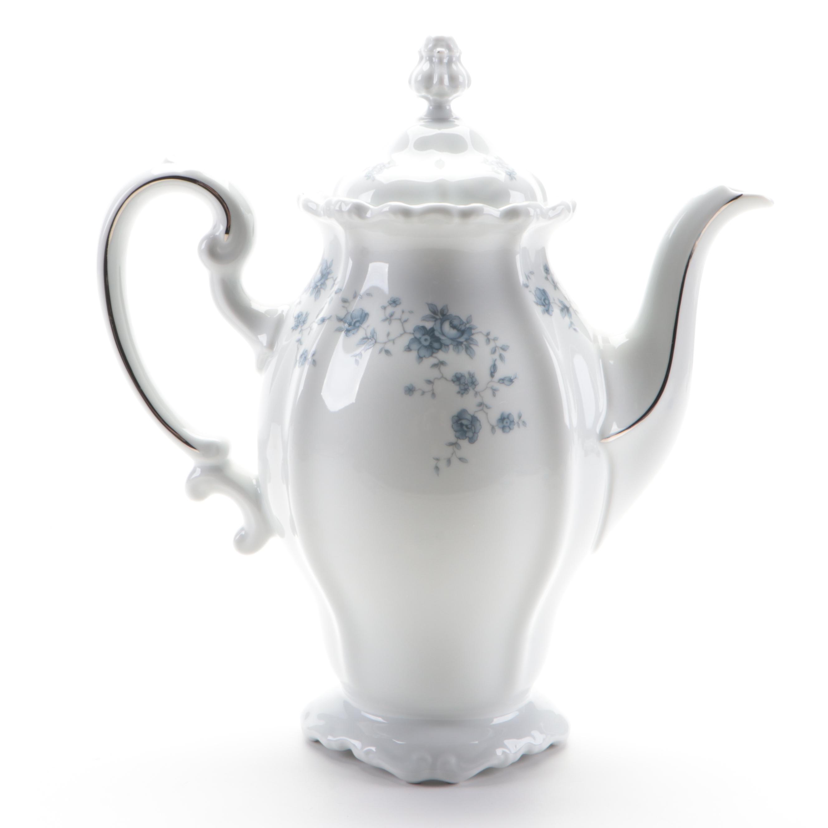 Johann Haviland "Blue Garland" Porcelain Coffee and Dessert Set, 1953–1990