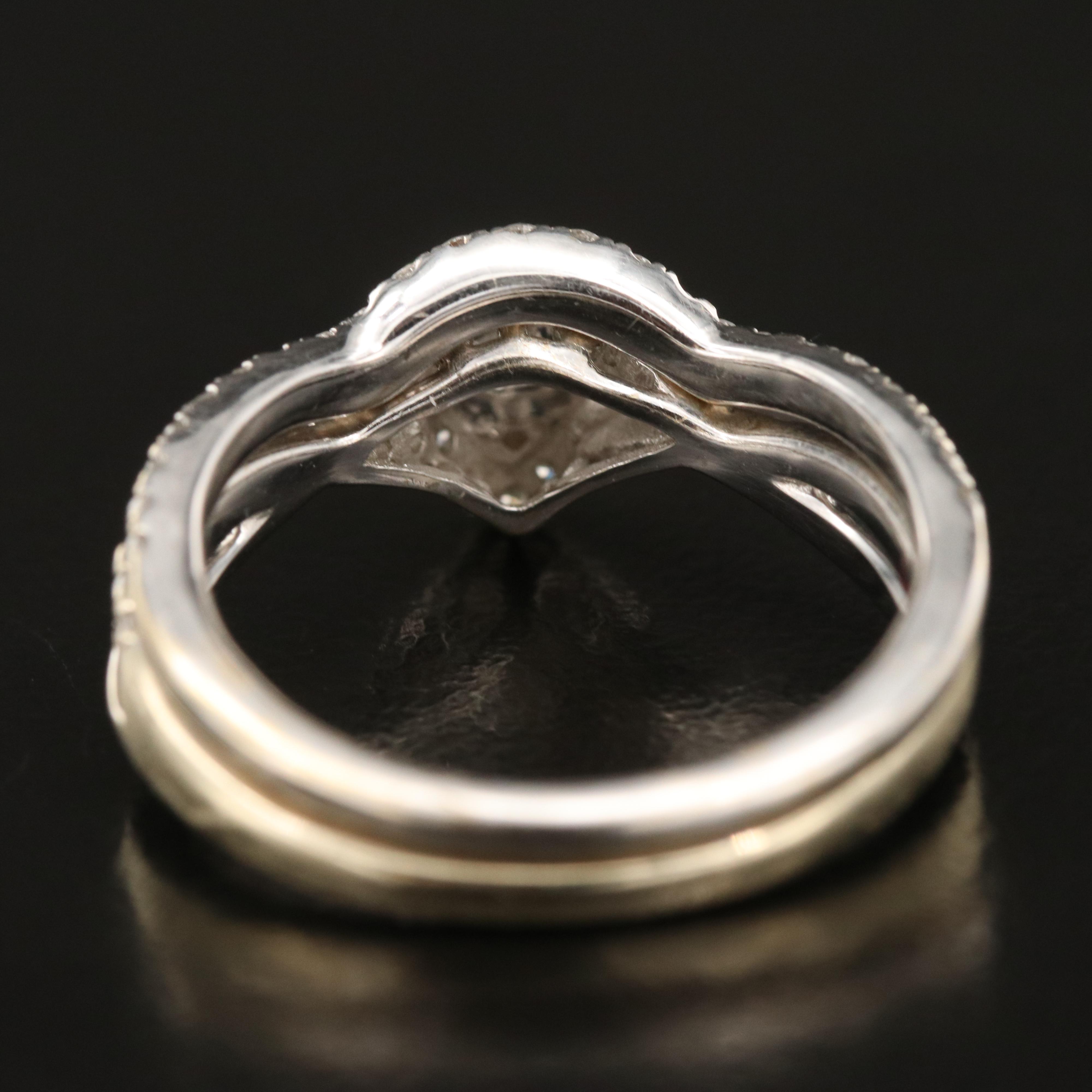 14K 0.78 CTW Diamond Ring Set