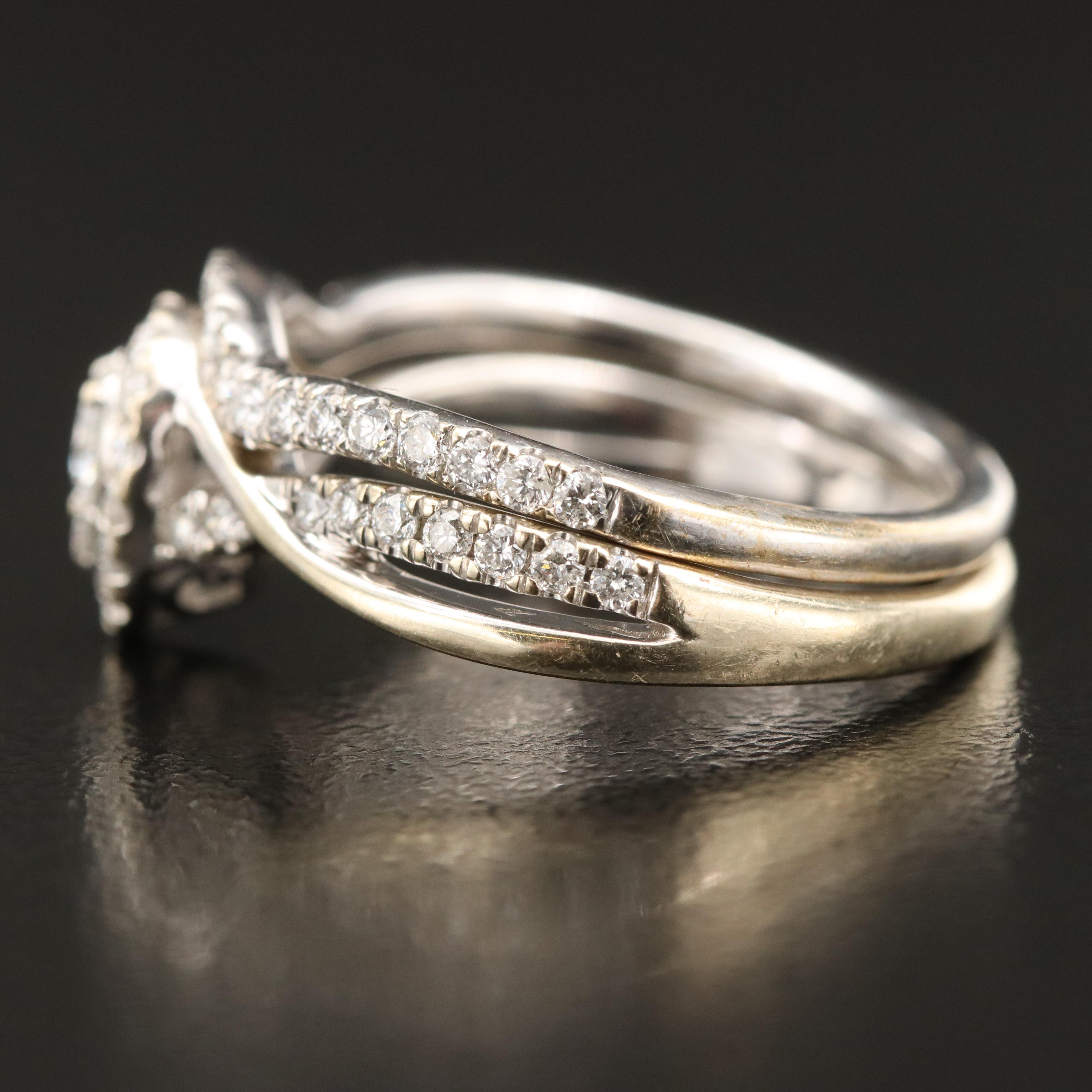 14K 0.78 CTW Diamond Ring Set