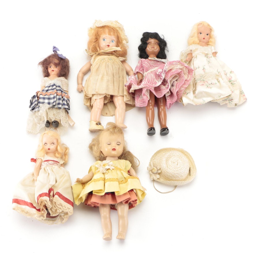 Nancy Anne Storybook with Vogue and Other Dolls, Mid-20th Century