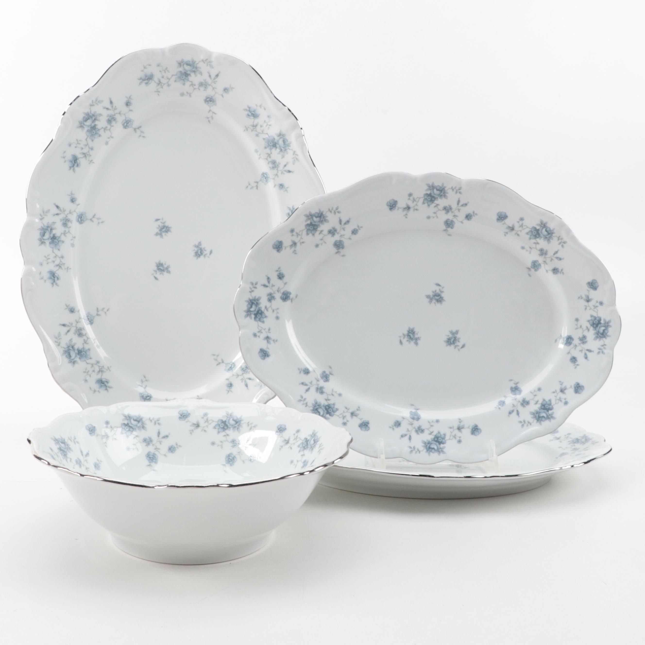 Johann Haviland "Blue Garland" Porcelain Serveware, 1953–1990