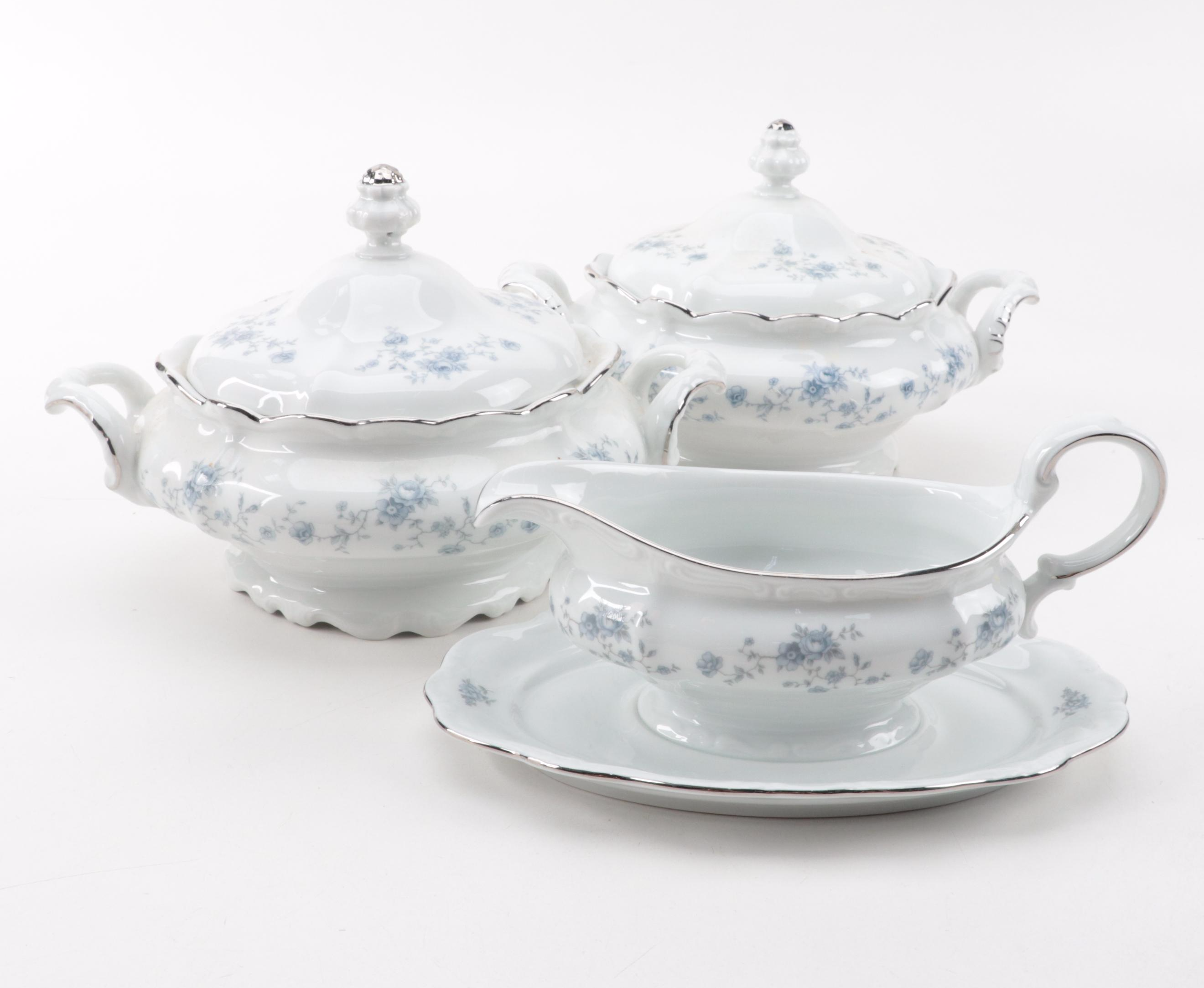 Johann Haviland "Blue Garland" Porcelain Serveware, 1953–1990