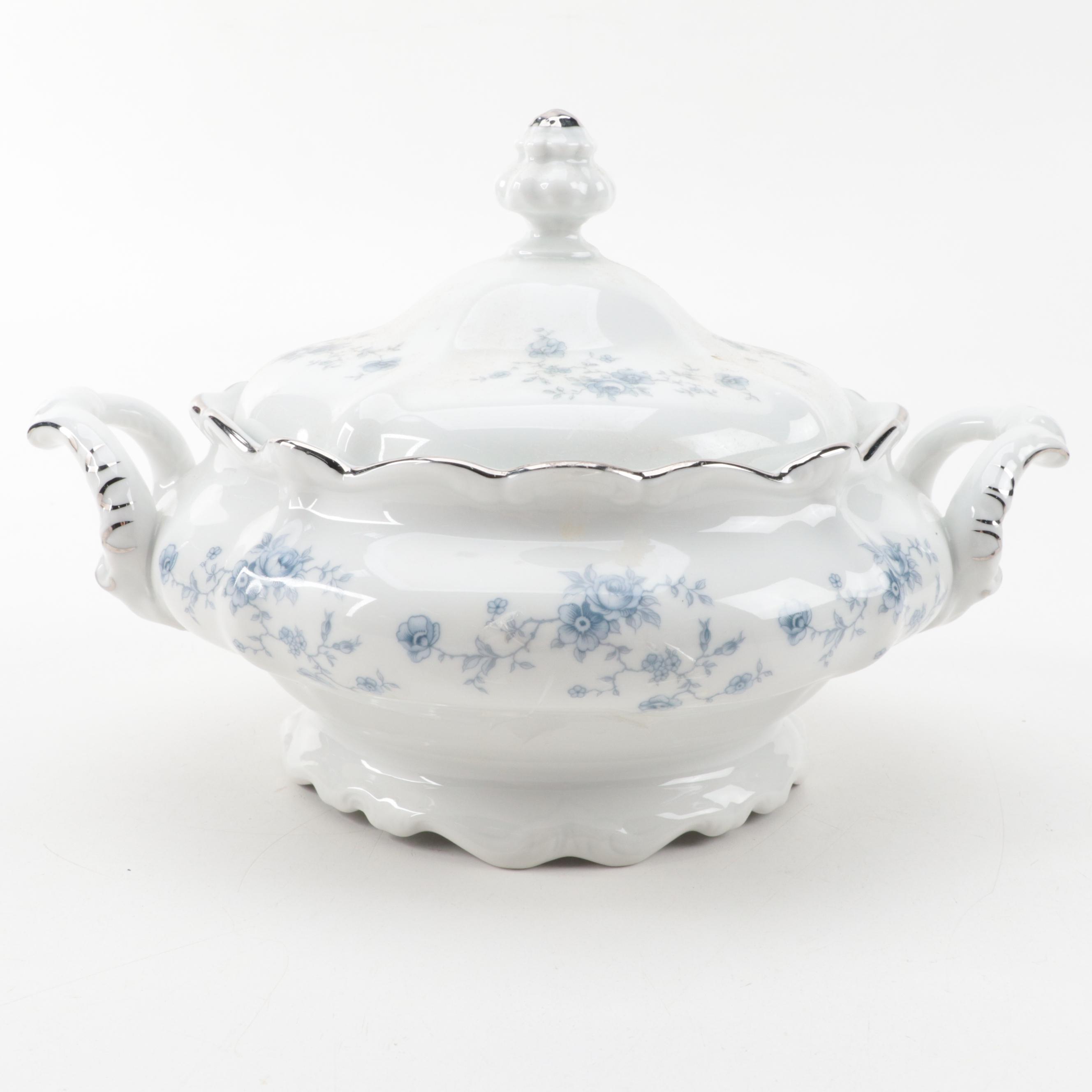 Johann Haviland "Blue Garland" Porcelain Serveware, 1953–1990