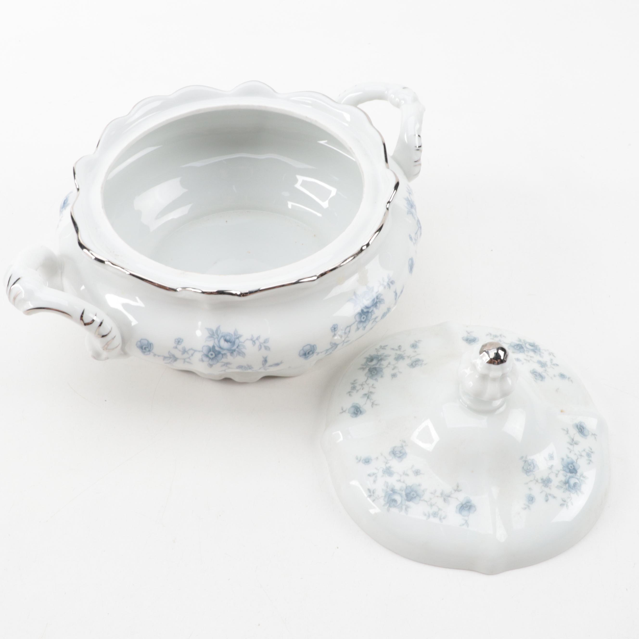 Johann Haviland "Blue Garland" Porcelain Serveware, 1953–1990
