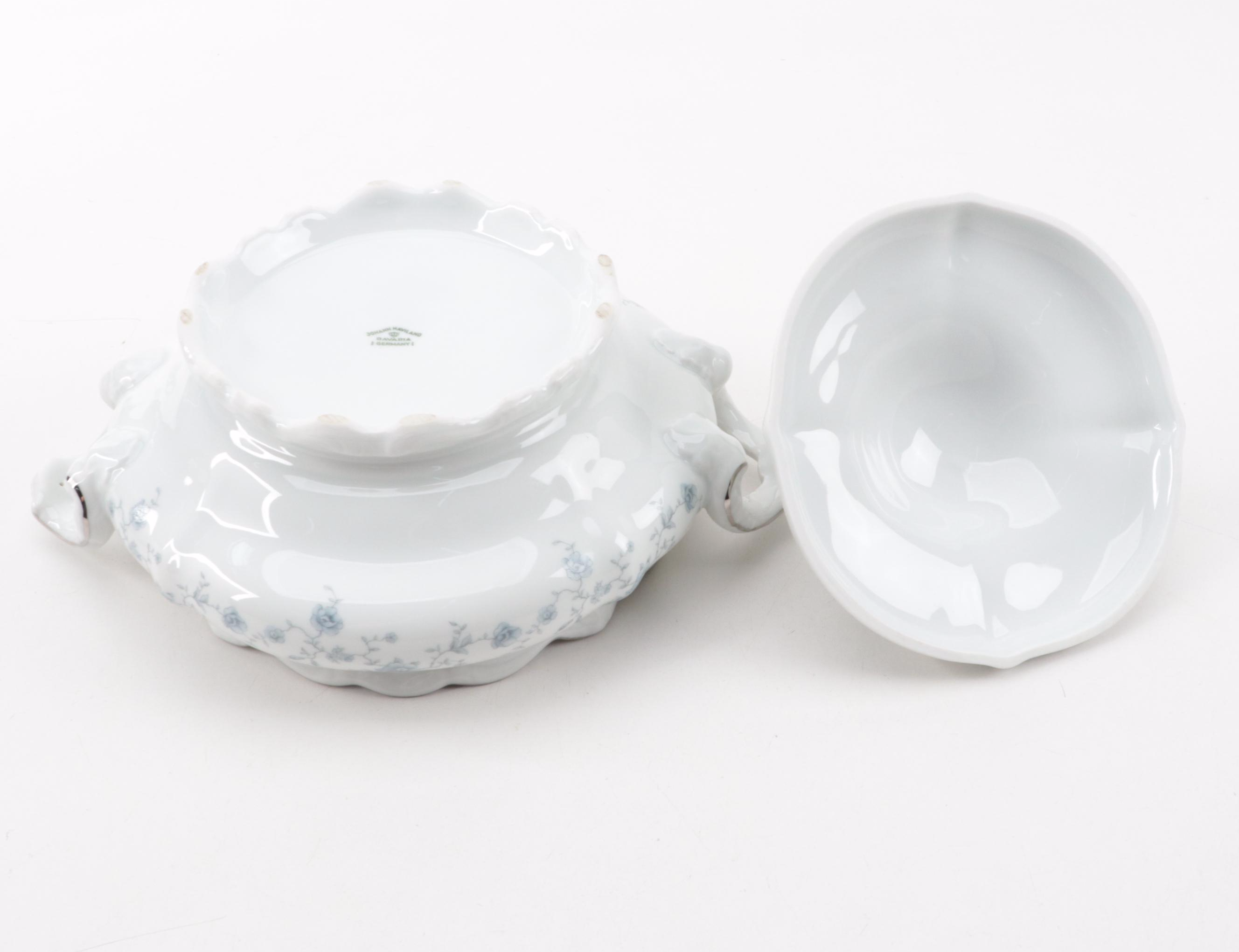 Johann Haviland "Blue Garland" Porcelain Serveware, 1953–1990