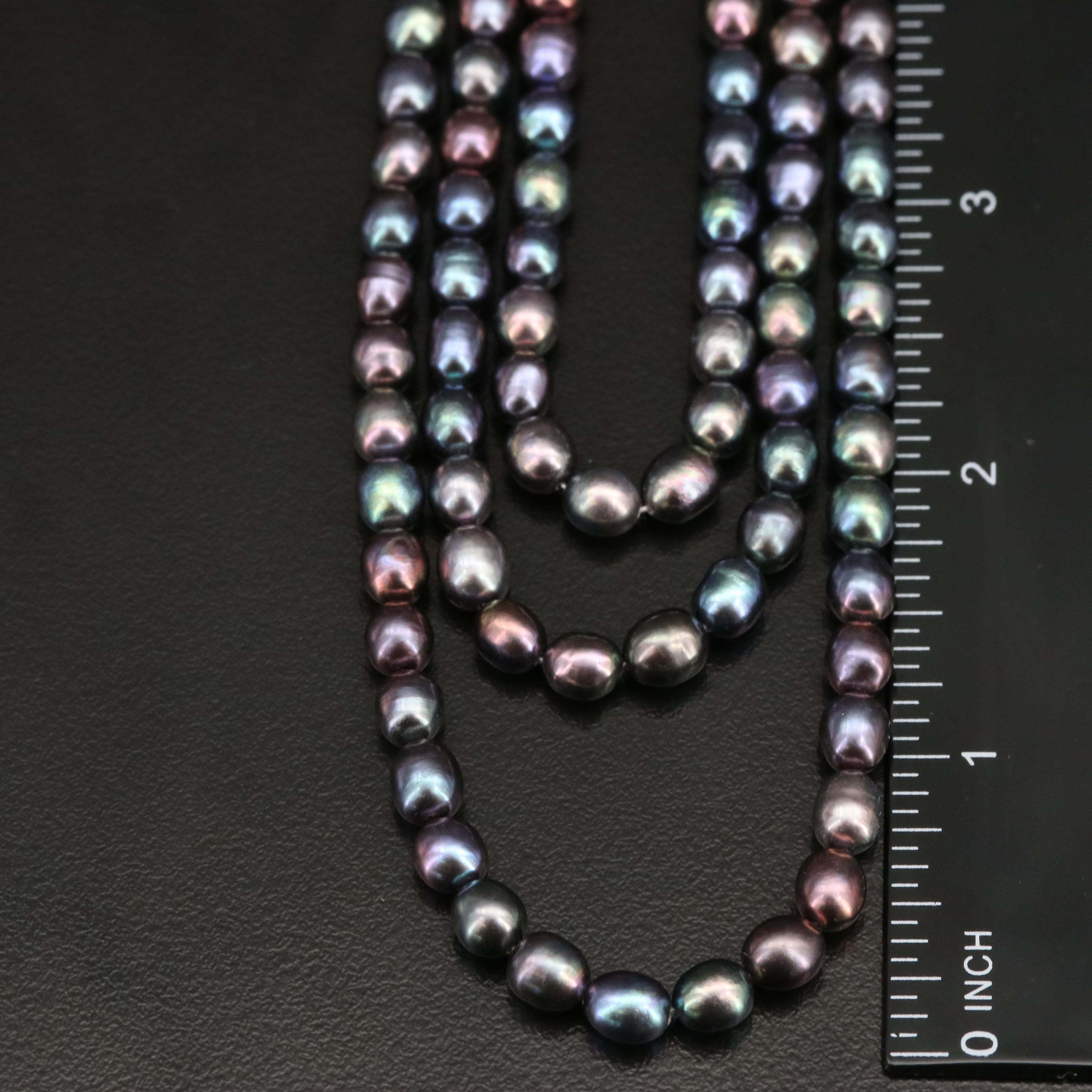 Pearl Multi-Strand Necklace with 14K Clasp