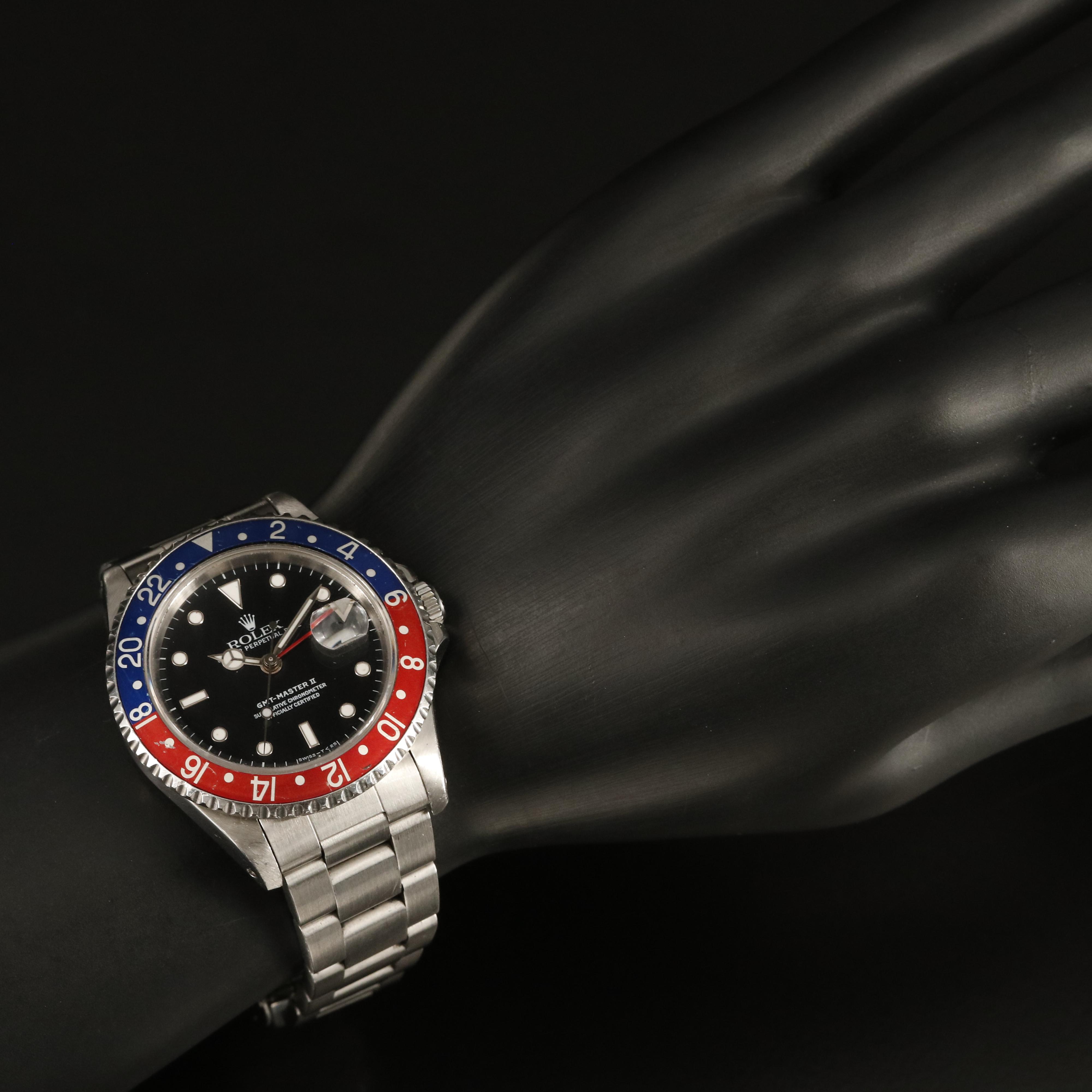 1991 Rolex GMT Master II Pepsi Watch