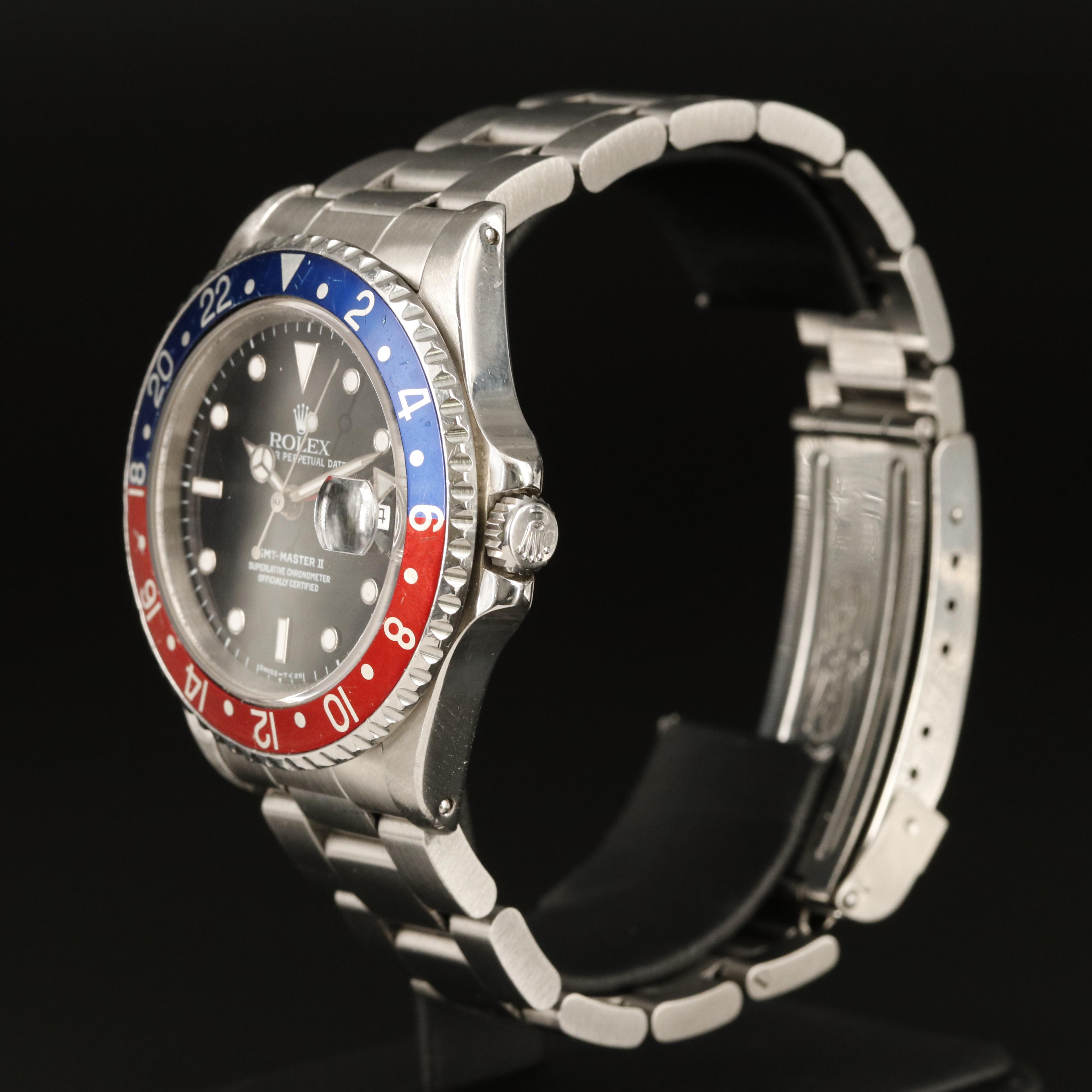 1991 Rolex GMT Master II Pepsi Watch