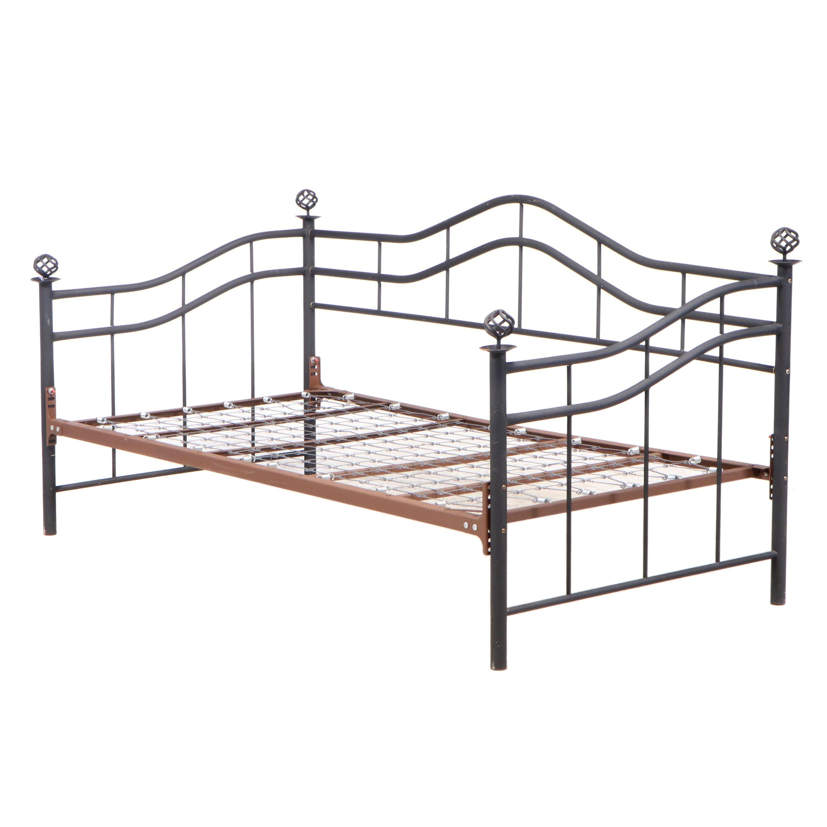 Black Metal Day Bed Frame