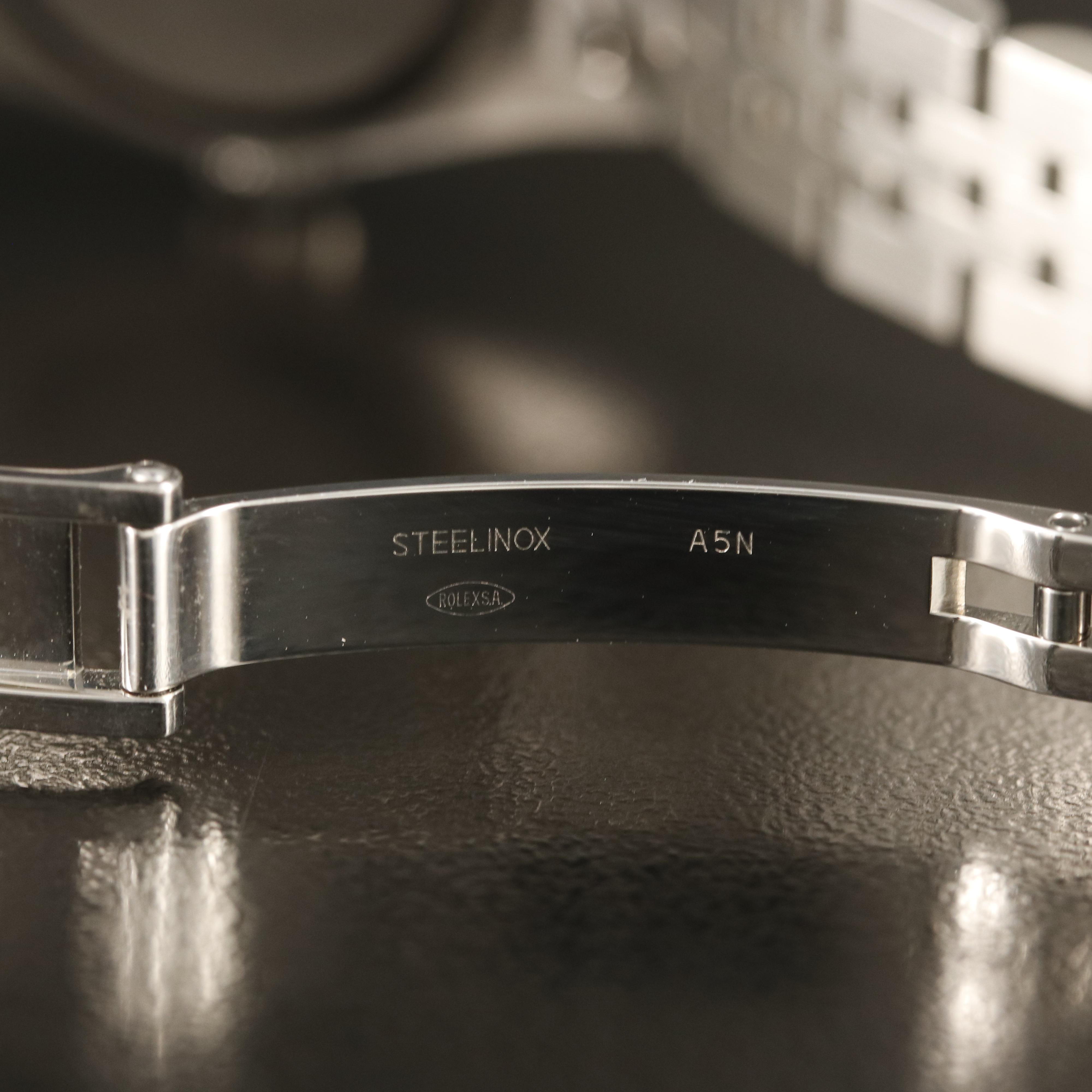 Rolex Datejust 18K and Stainless Steel Watch with Roman Dial