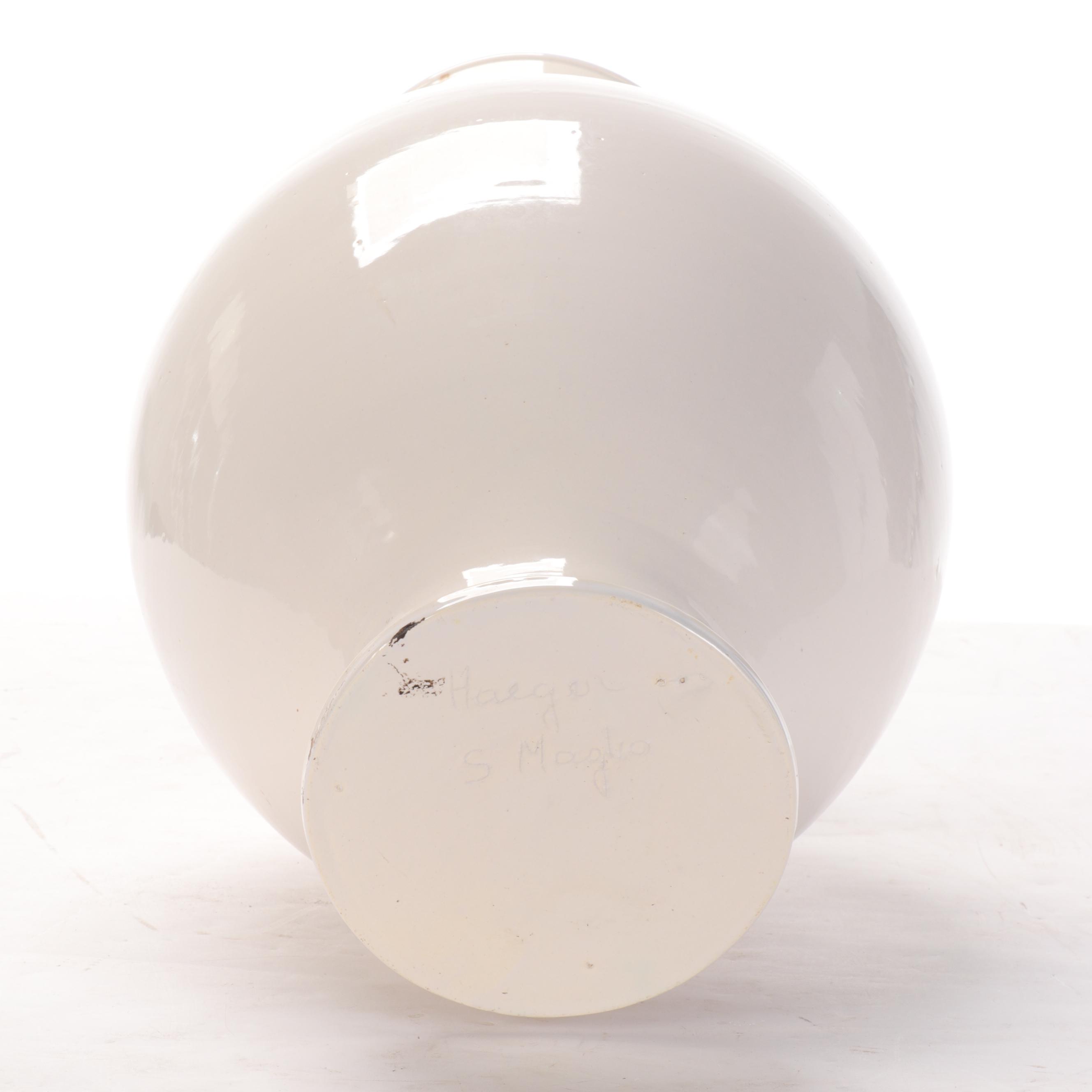 Sebastiano Maglio for Haeger Art Pottery Hand Thrown Vase, Mid-20th Century