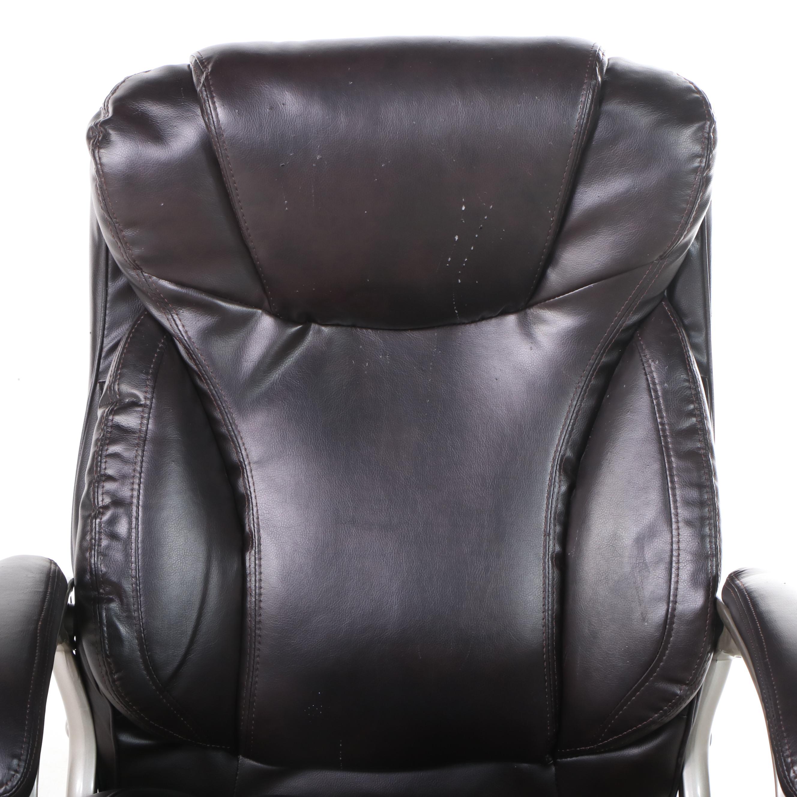 UE Furniture Co. Ltd. Faux-Leather Adjustable Swivel-Tilt Desk Chair