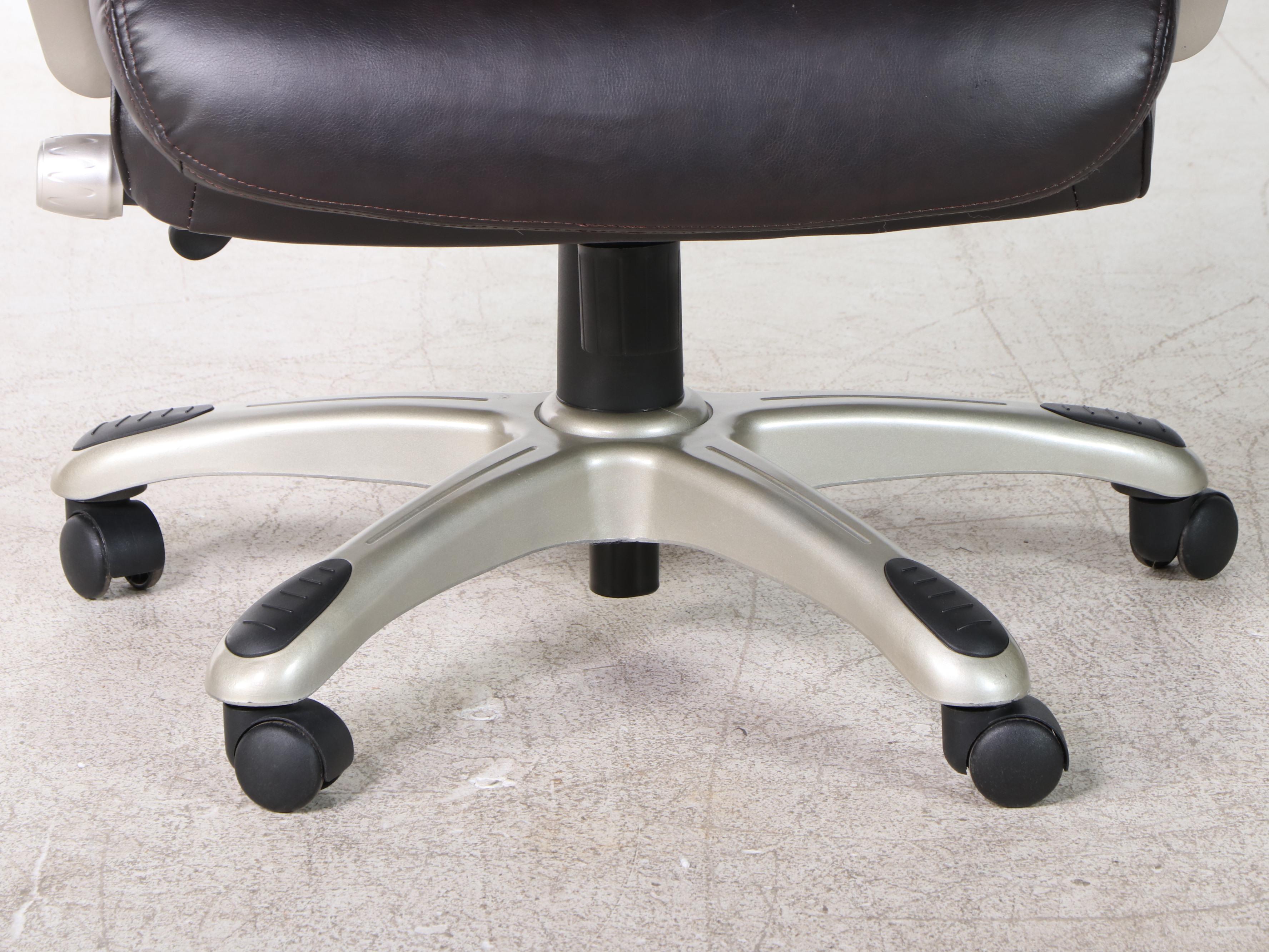 UE Furniture Co. Ltd. Faux-Leather Adjustable Swivel-Tilt Desk Chair