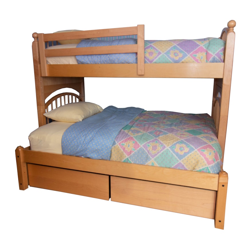 Stanley Furniture Twin over Full Bunk Bed with Storage Drawers