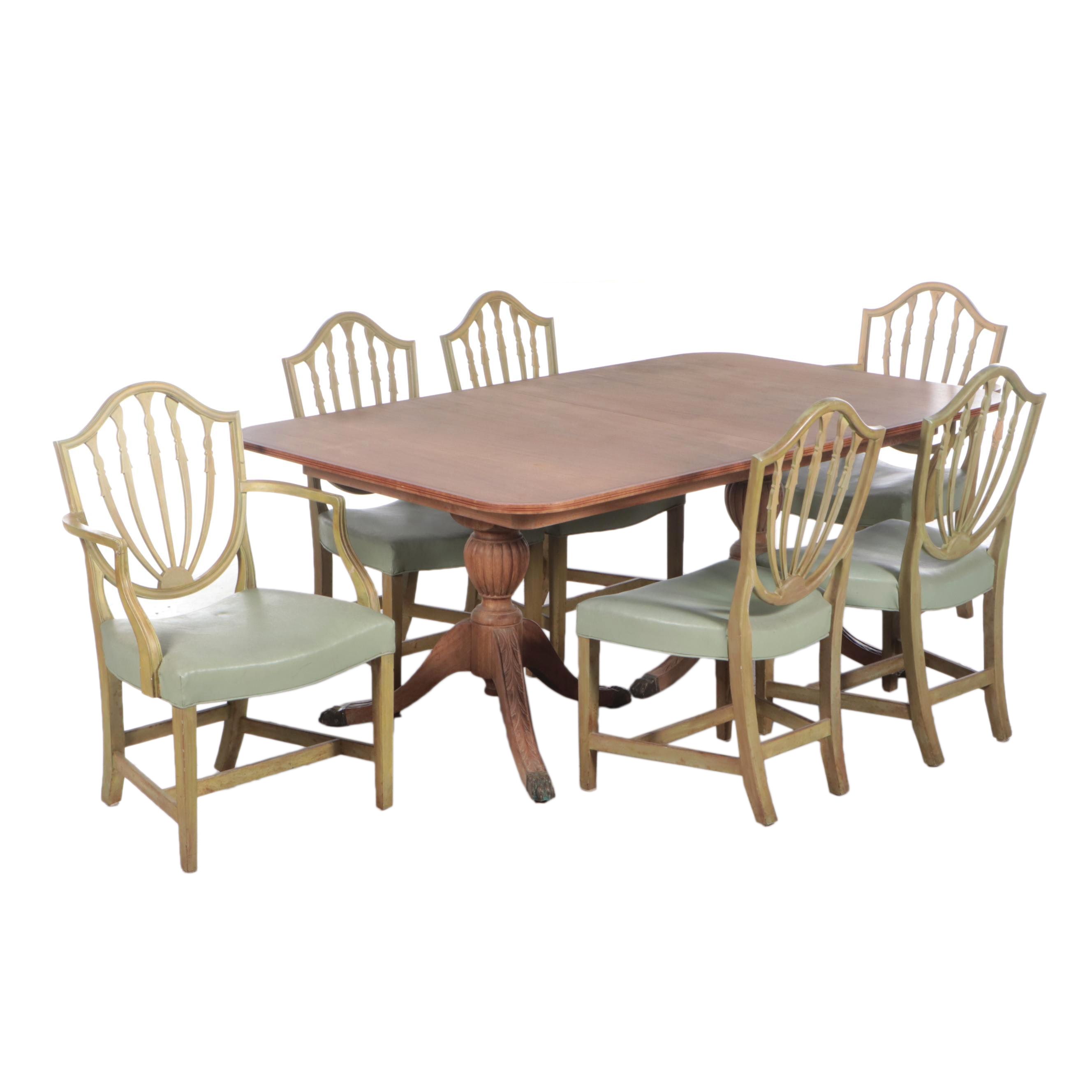 Hepplewhite Style Dining Set