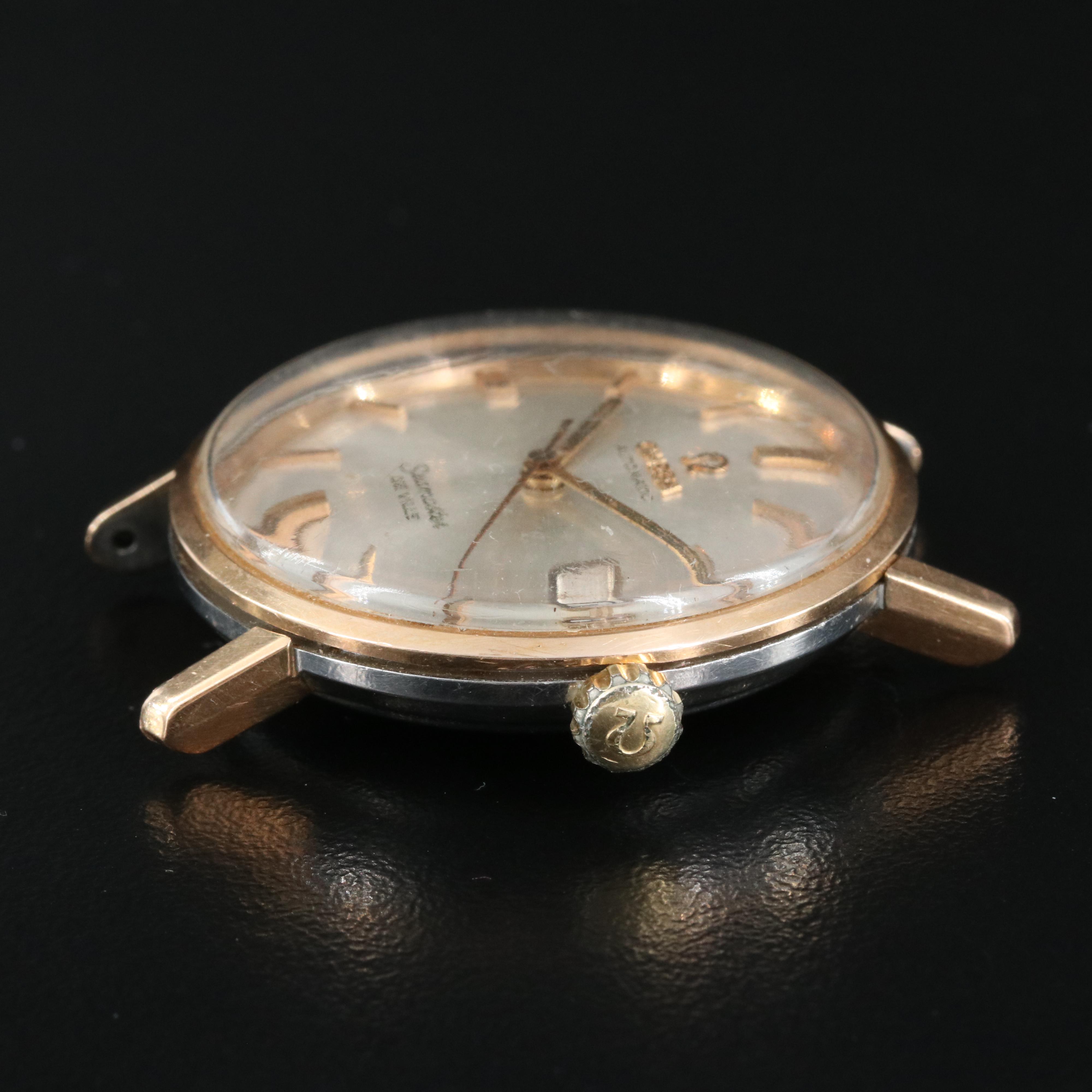 1965 18K and Stainless Steel Omega Seamaster Deville